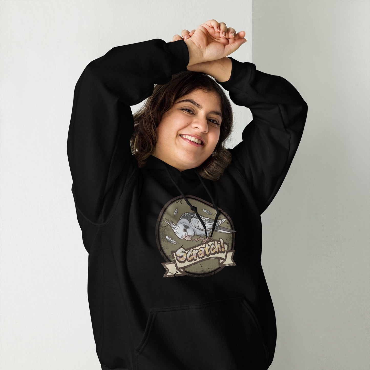 The "Scratch Me" Cockatiel Hoodie - CritterFit Co