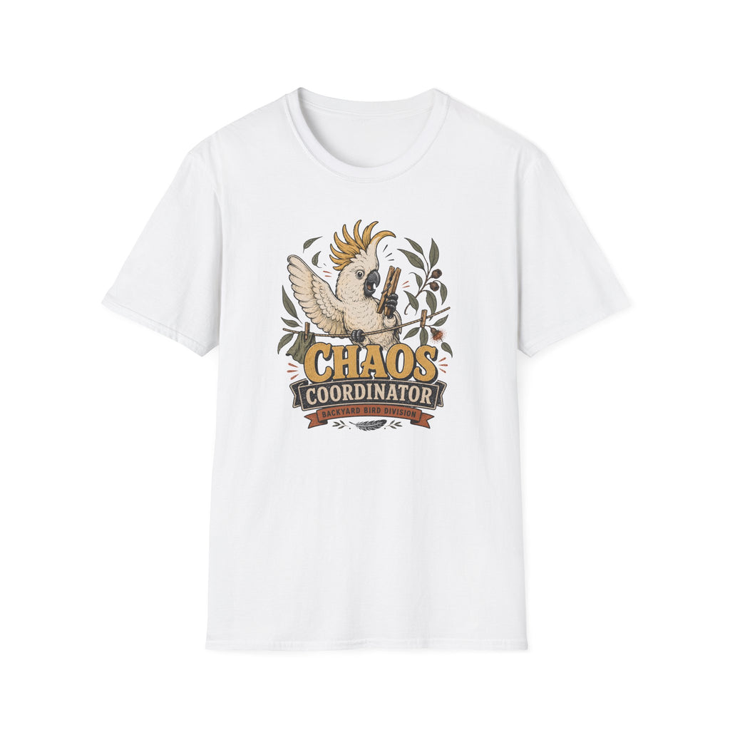 Chaos Coordinator Cockatoo T-shirt