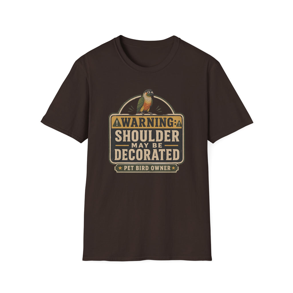 Warning Decoration Conure T-shirt