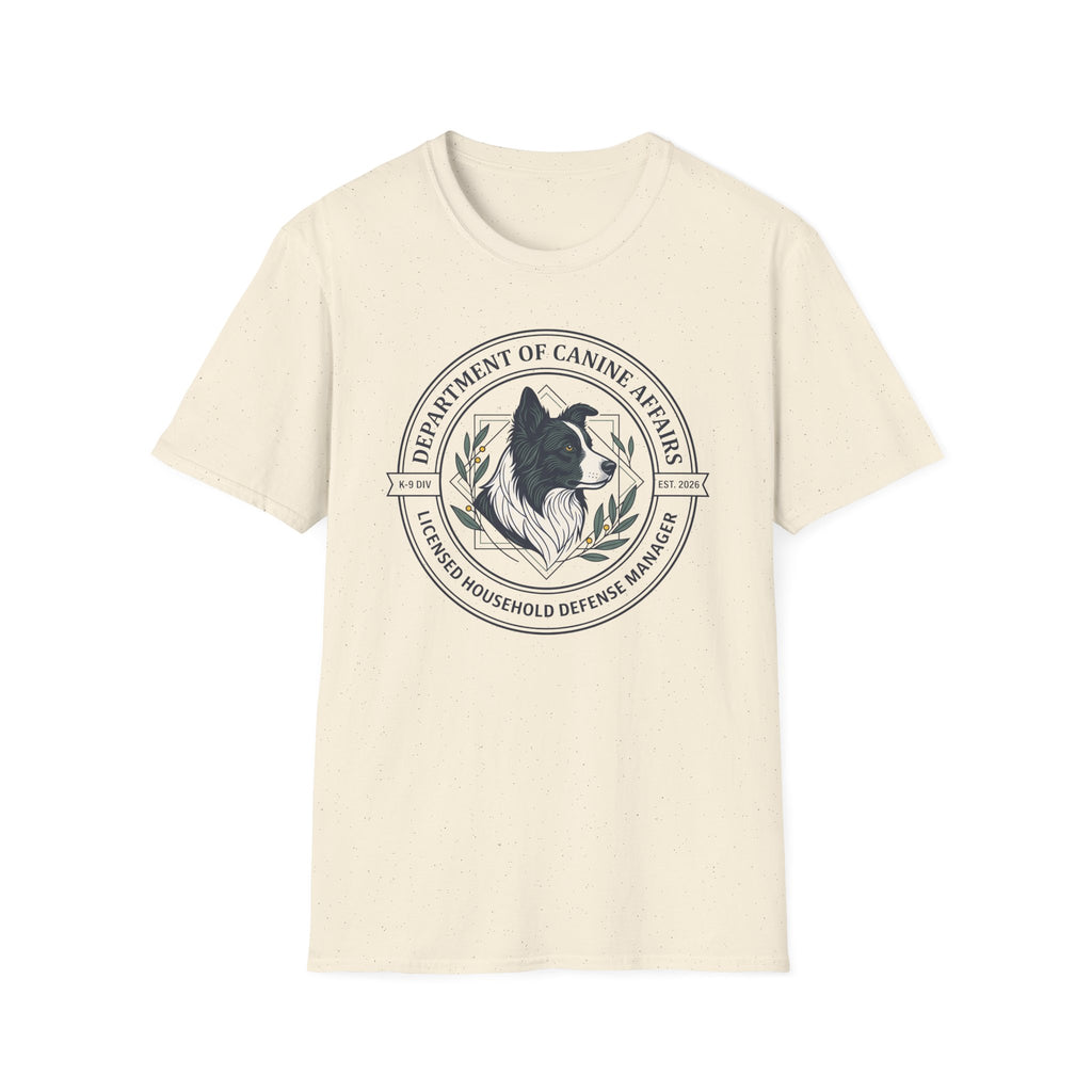 Border Collie K9 Department T-shirt