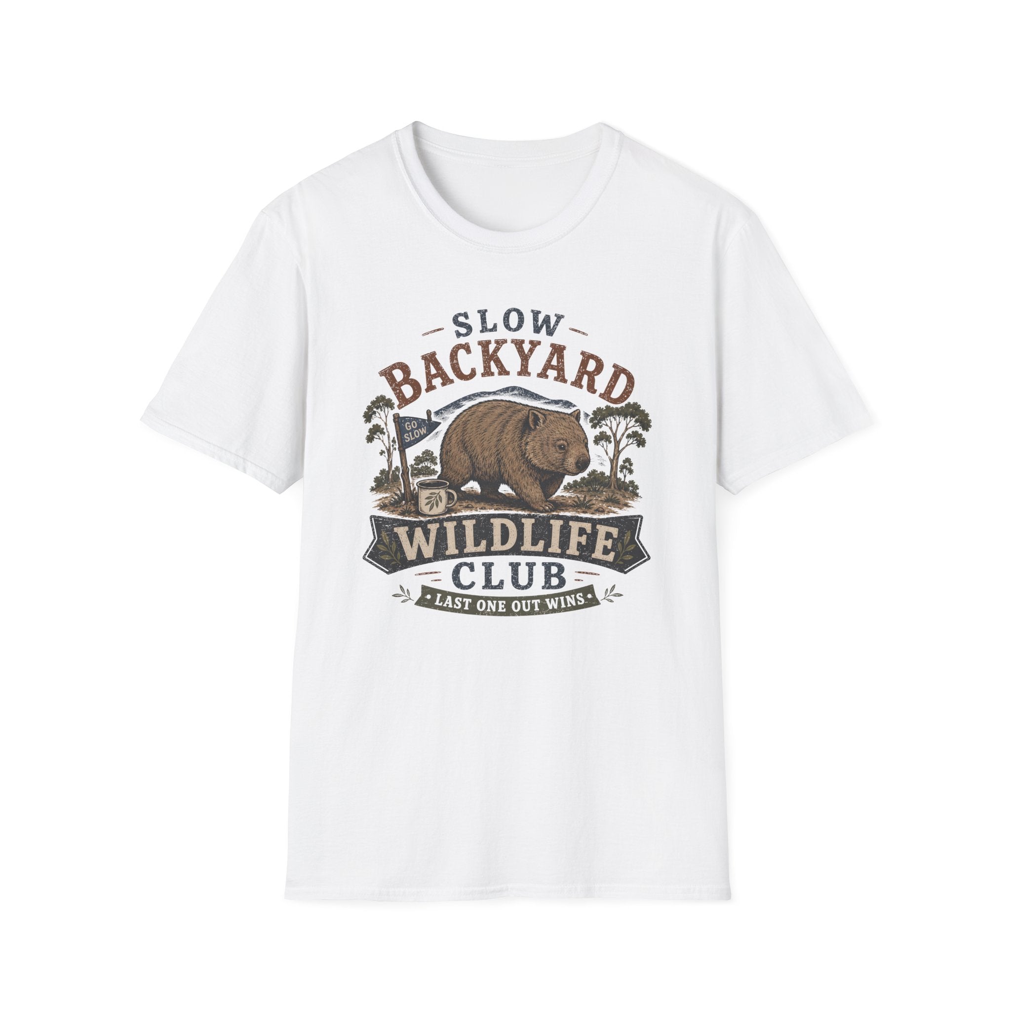 Slow Backyard Wombat T-shirt