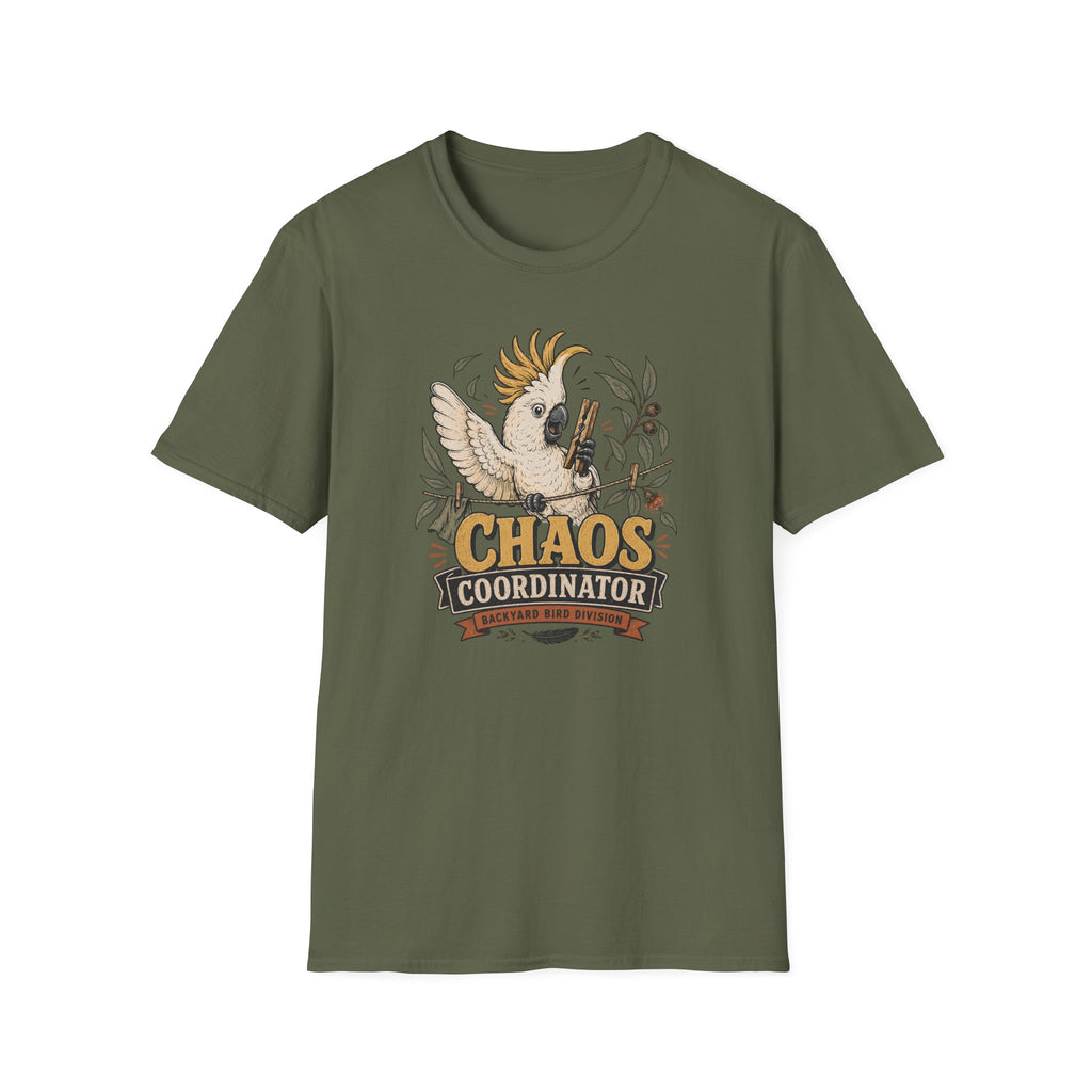 Chaos Coordinator Cockatoo T-shirt