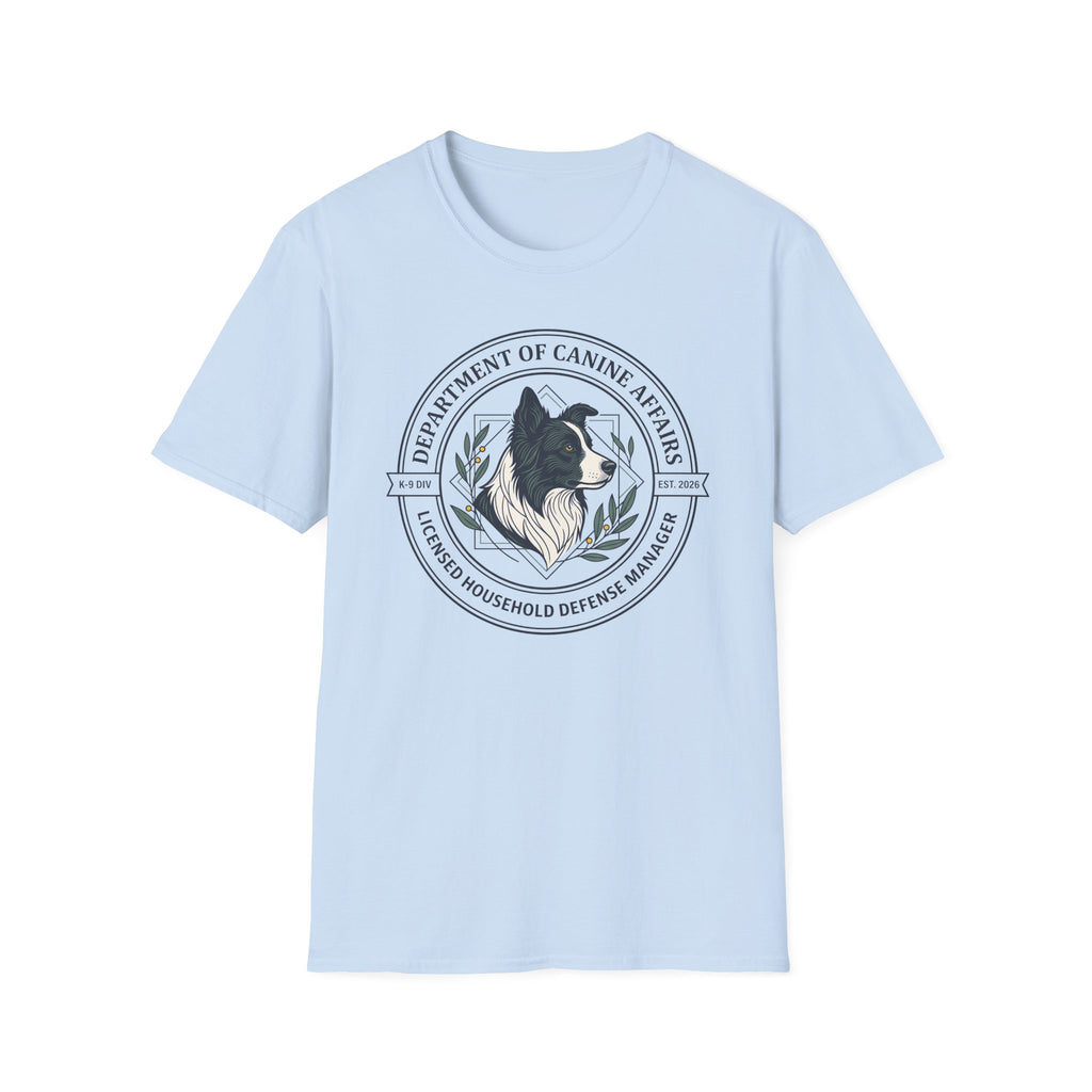 Border Collie K9 Department T-shirt