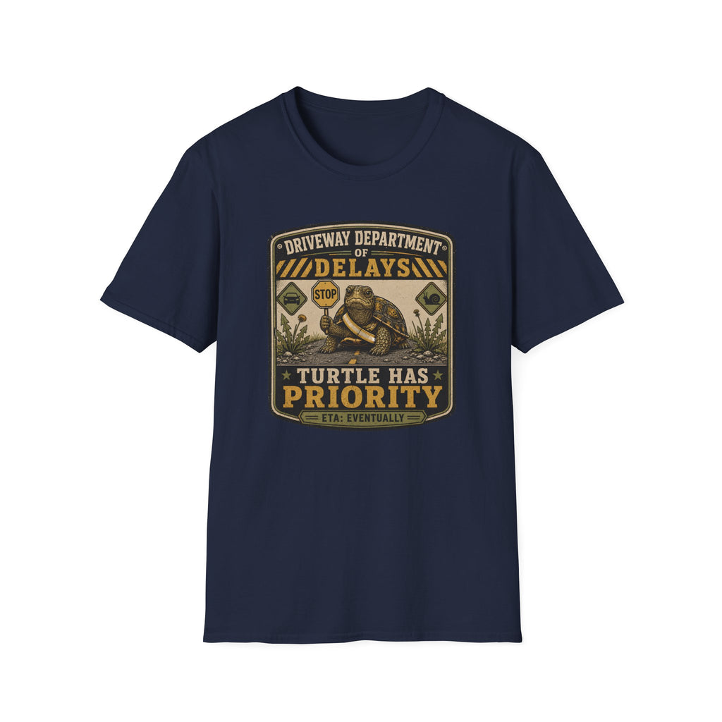Driveway Delays Turtle T-shirt