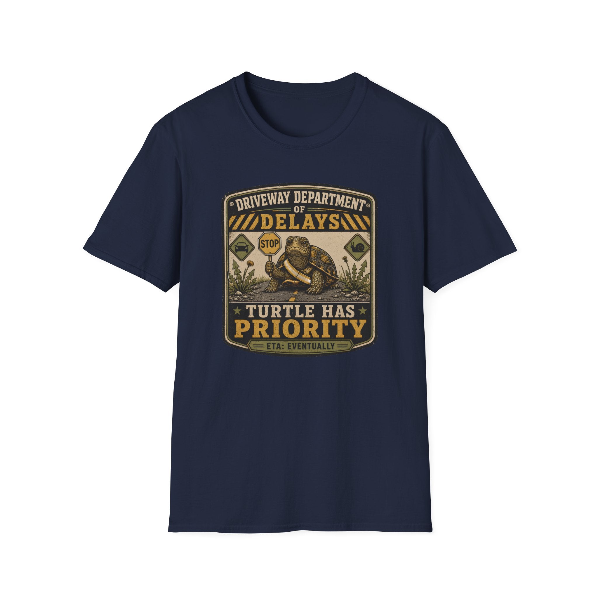 Driveway Delays Turtle T-shirt