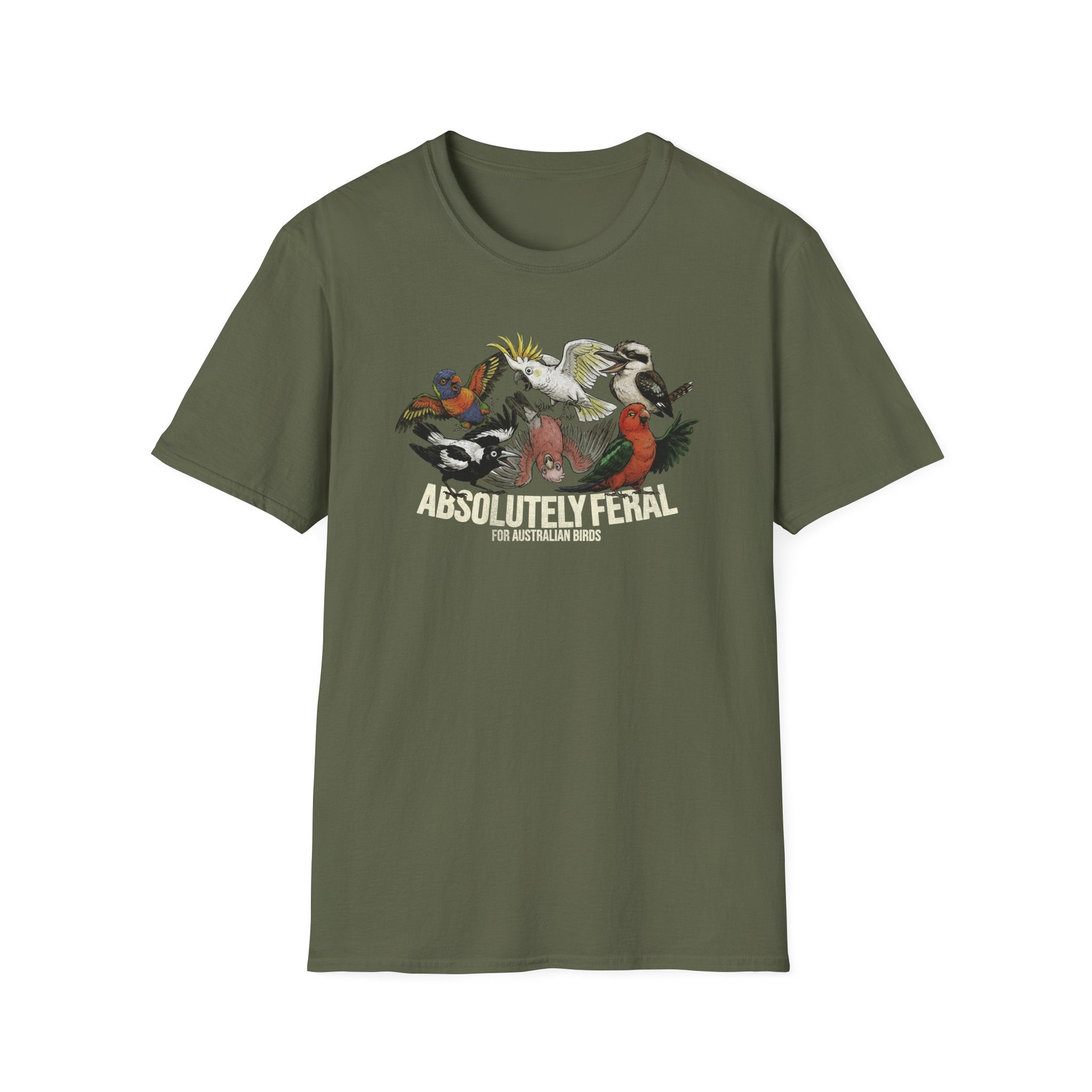 Absolutely Feral Bird Graphic T-Shirt
