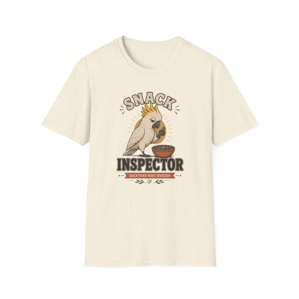 Snack Inspector Cockatoo T-shirt