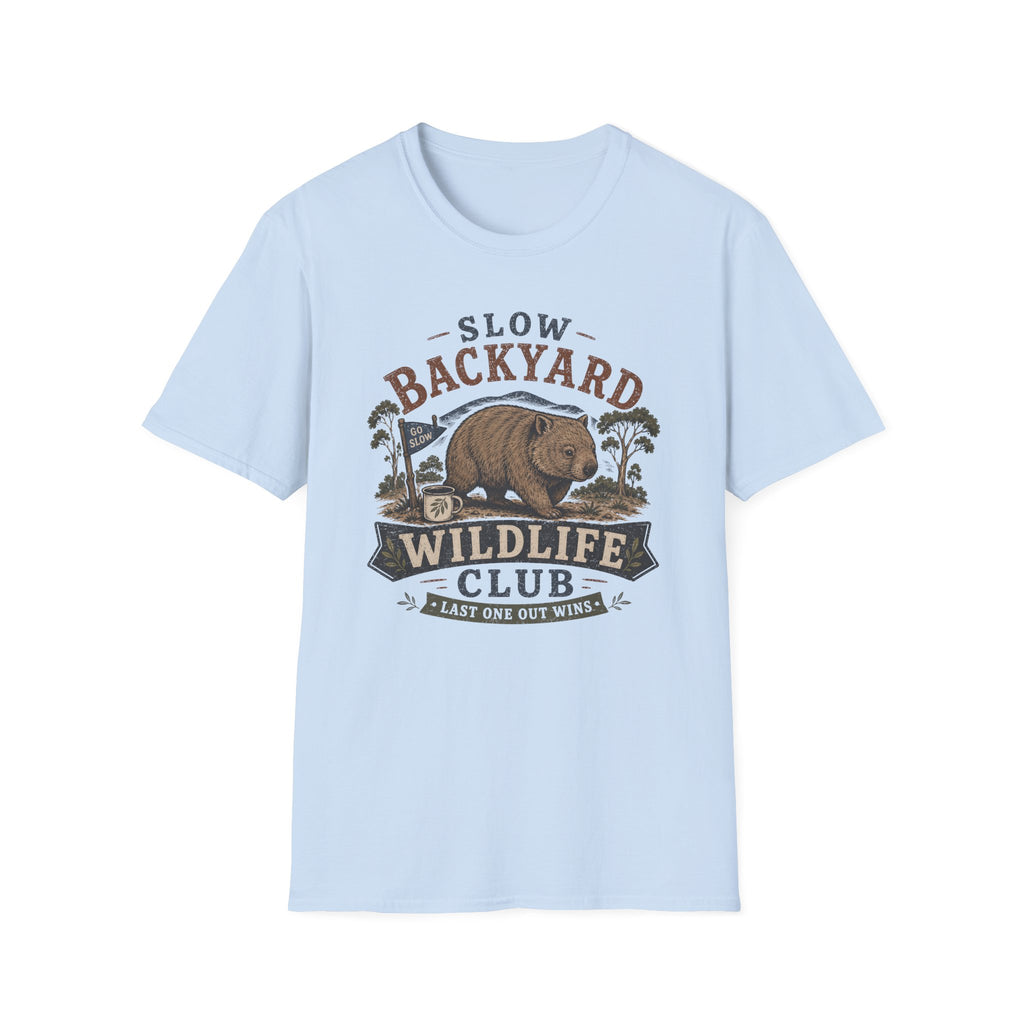Slow Backyard Wombat T-shirt