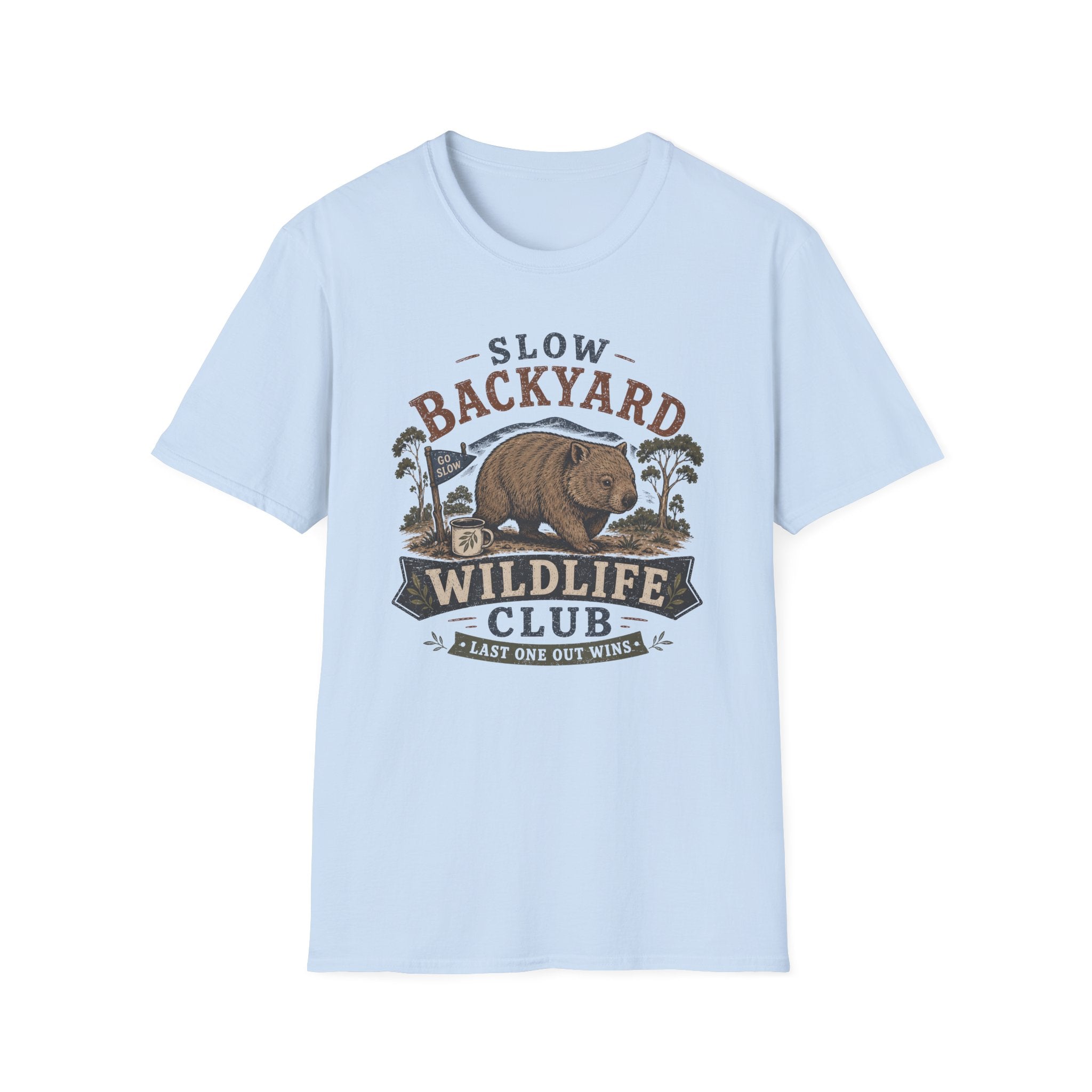 Slow Backyard Wombat T-shirt