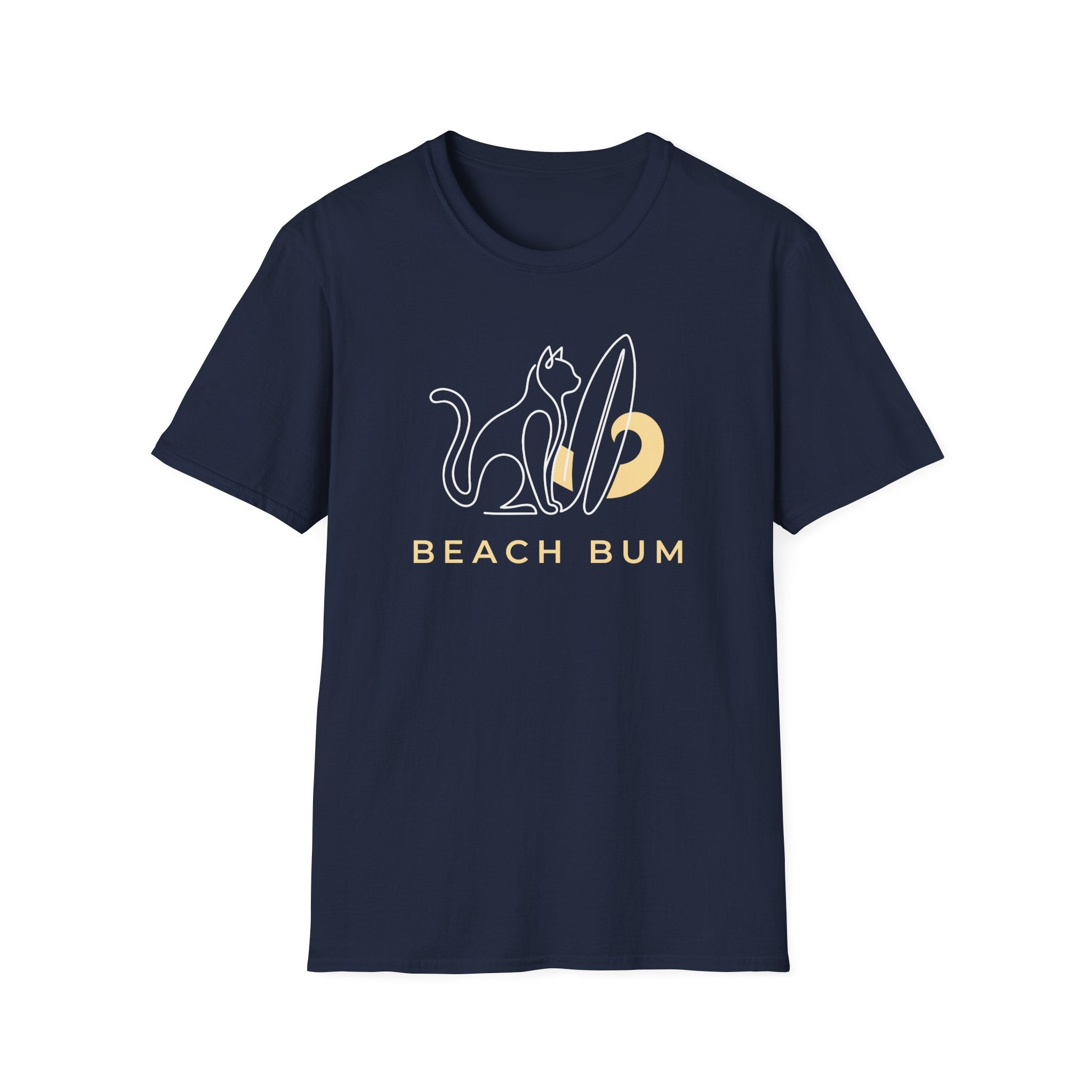 Beach Bum Cat T-shirt