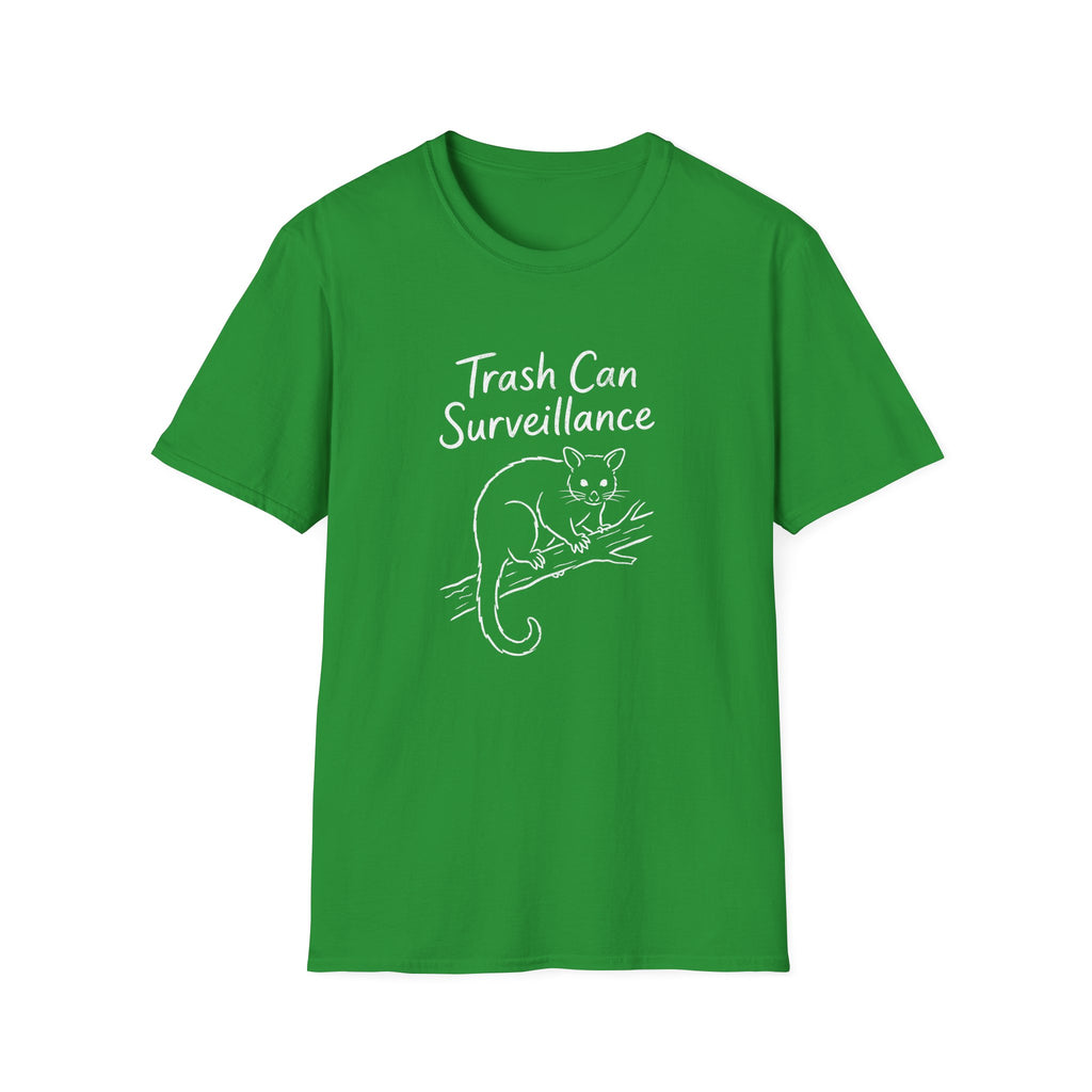 Trashcan Surveillance Possum T-shirt
