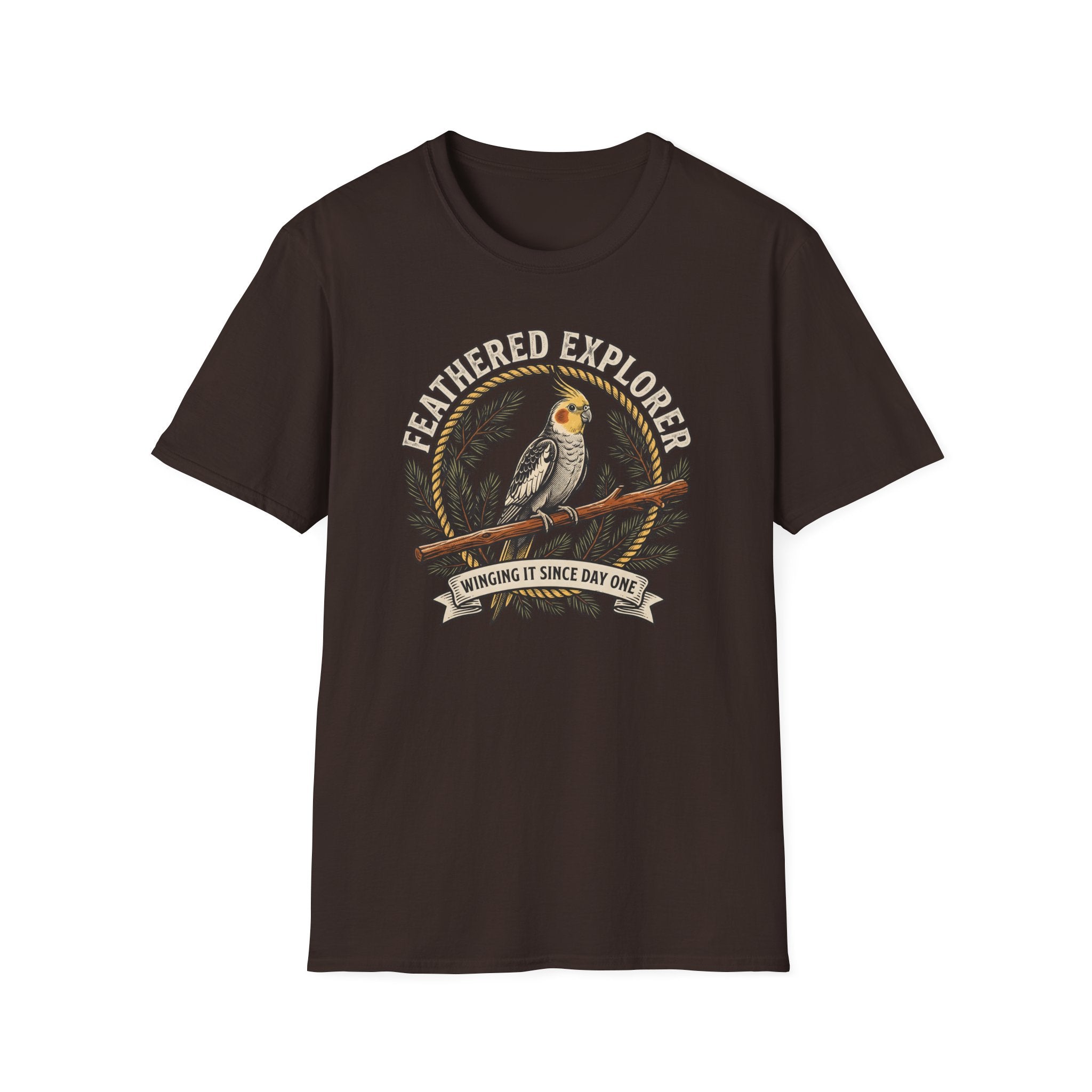 Feathered Explorer Cockatiel T-shirt