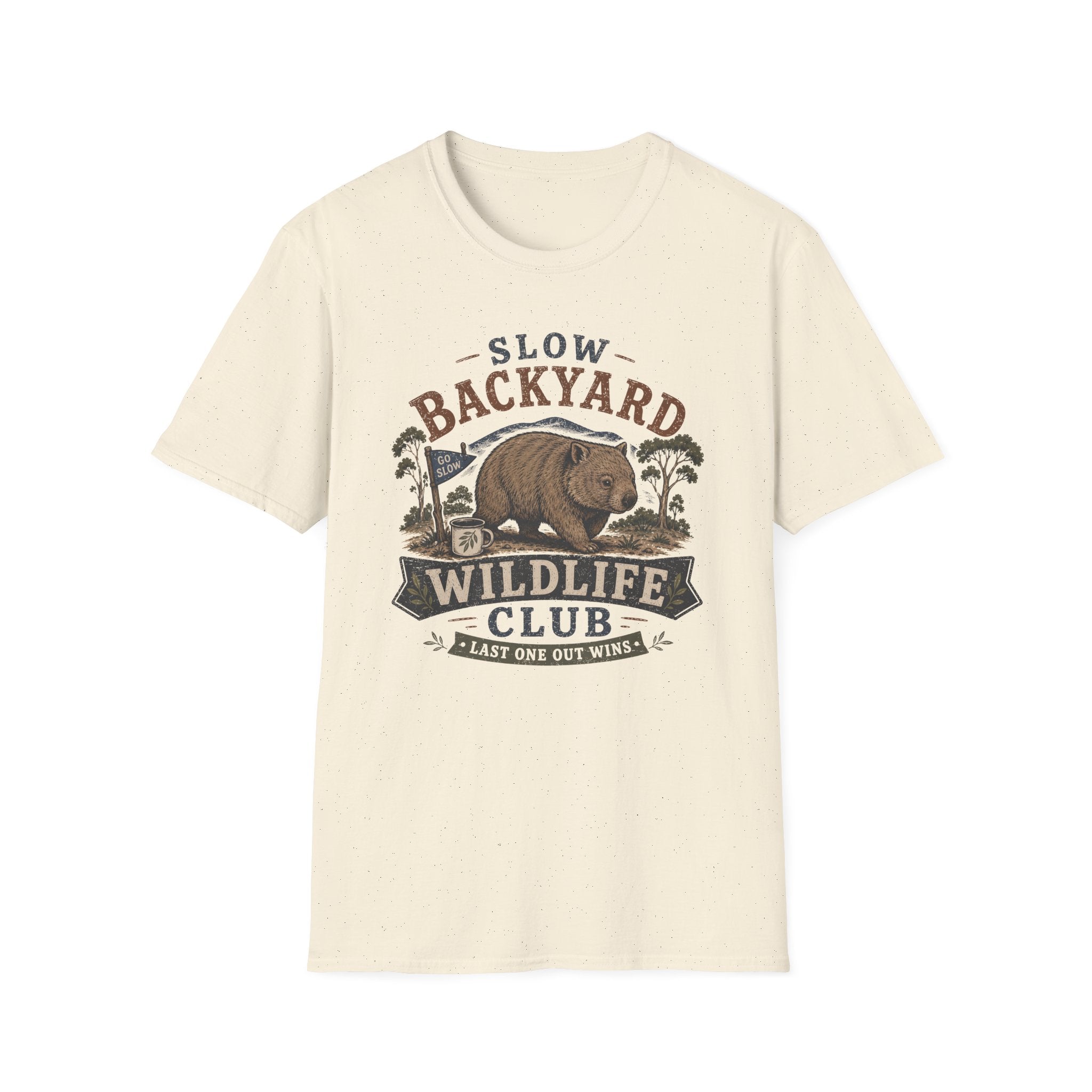 Slow Backyard Wombat T-shirt