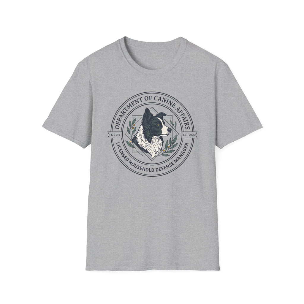 Border Collie K9 Department T-shirt