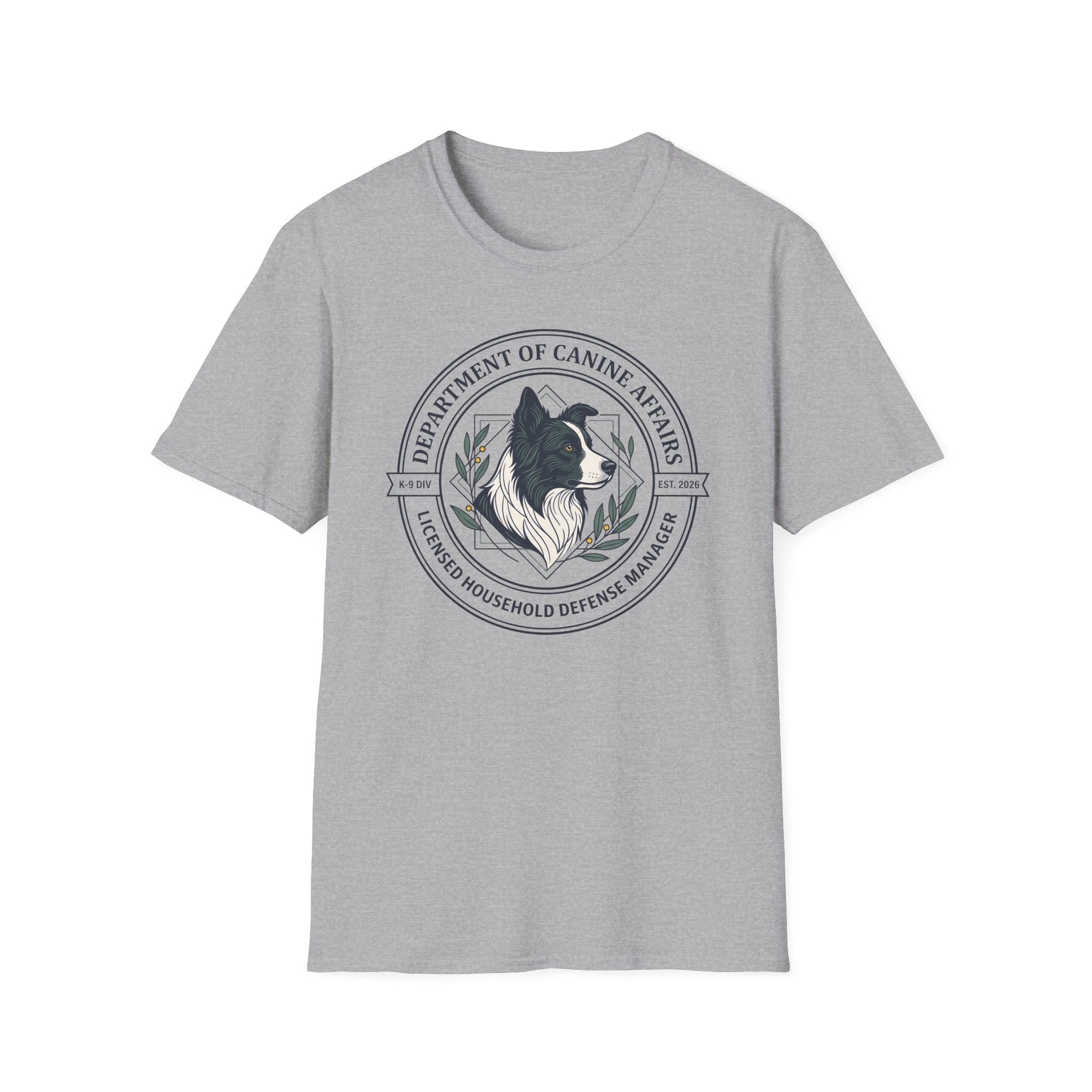 Border Collie K9 Department T-shirt