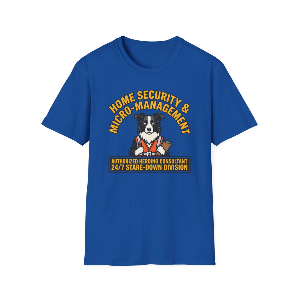 Home Security Border Collie T-shirt