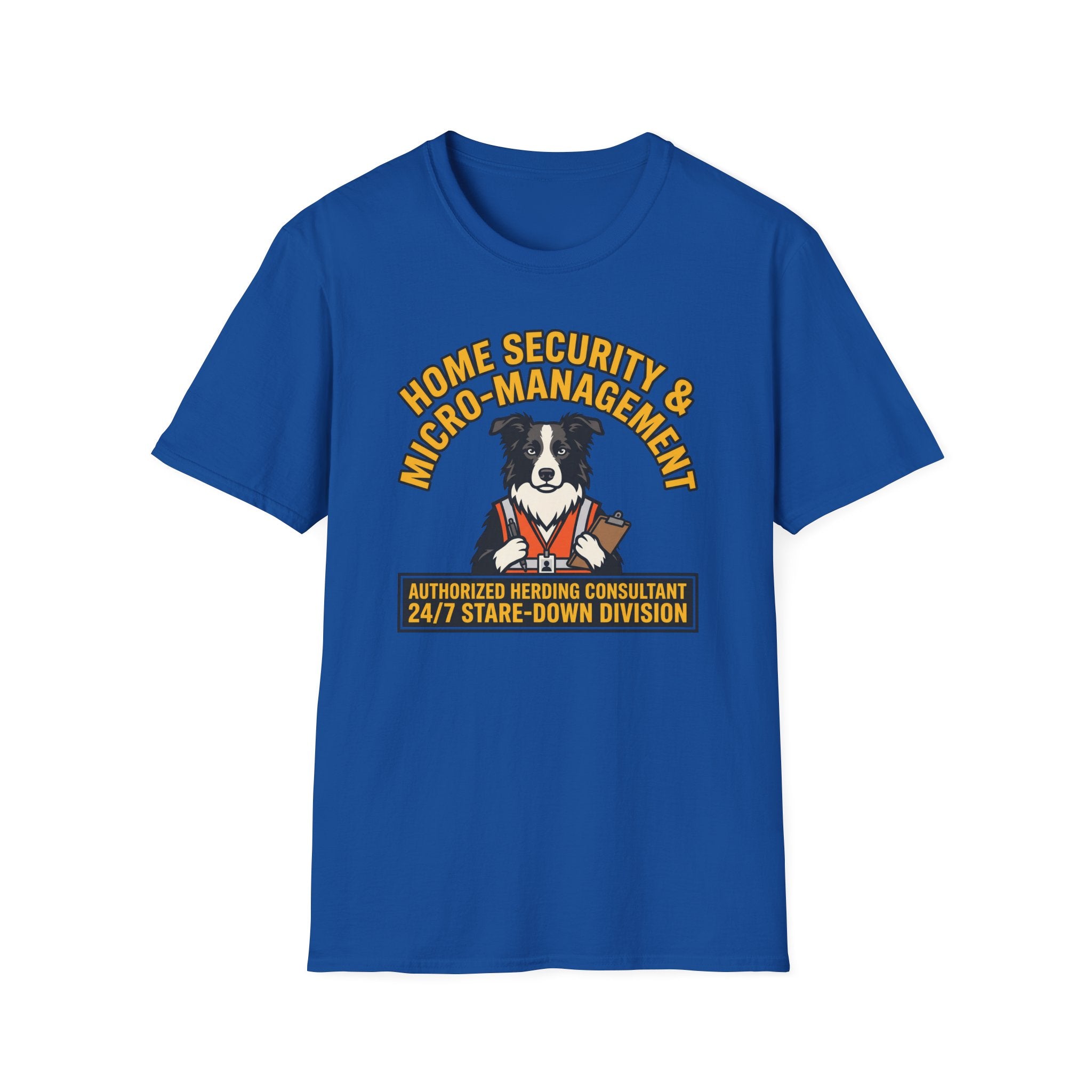Home Security Border Collie T-shirt