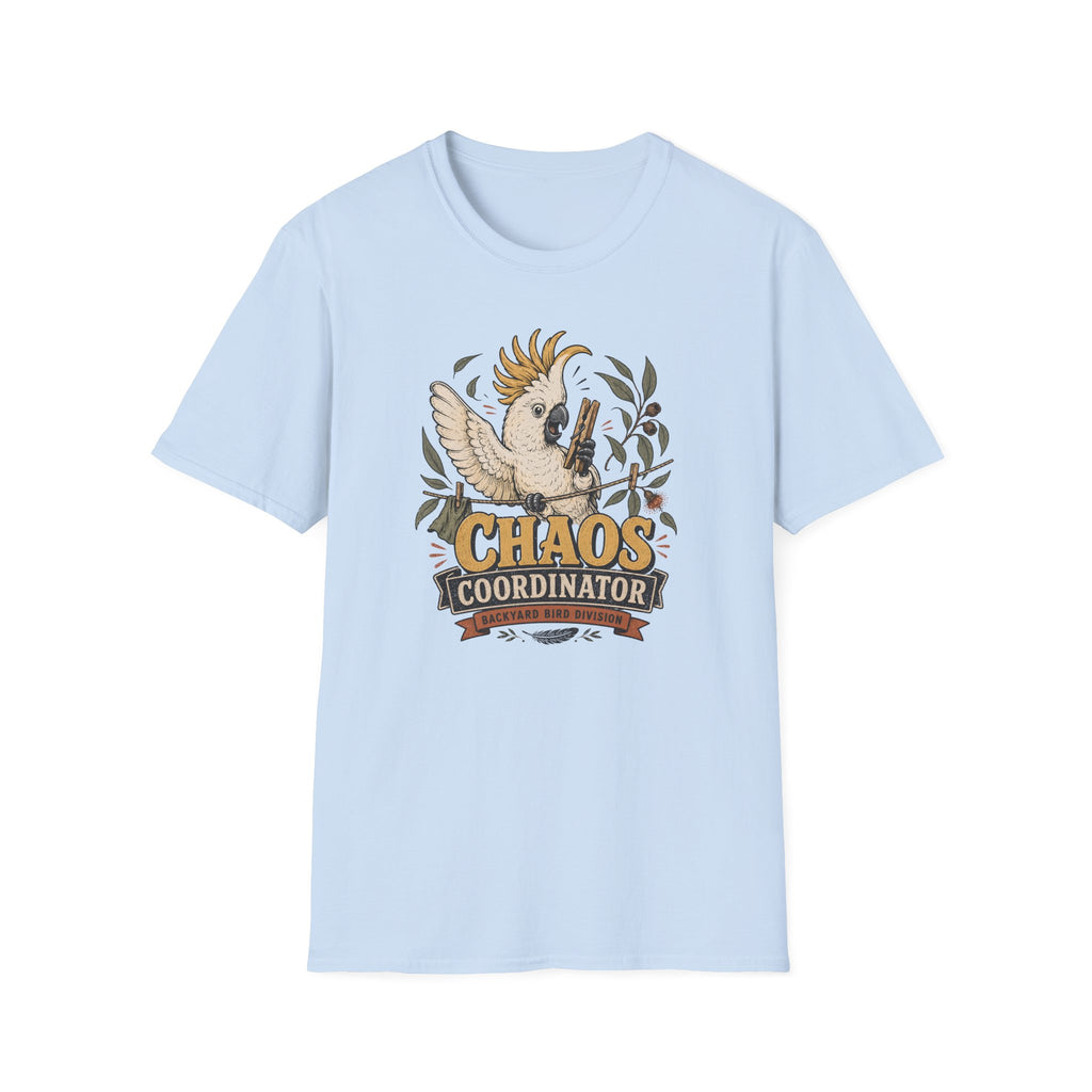 Chaos Coordinator Cockatoo T-shirt