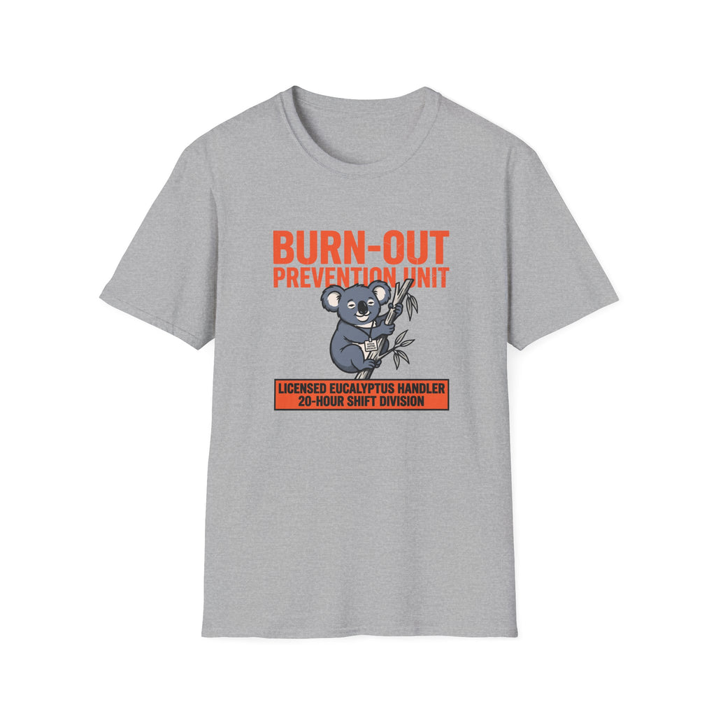 Koala Burnout Prevention T-shirt