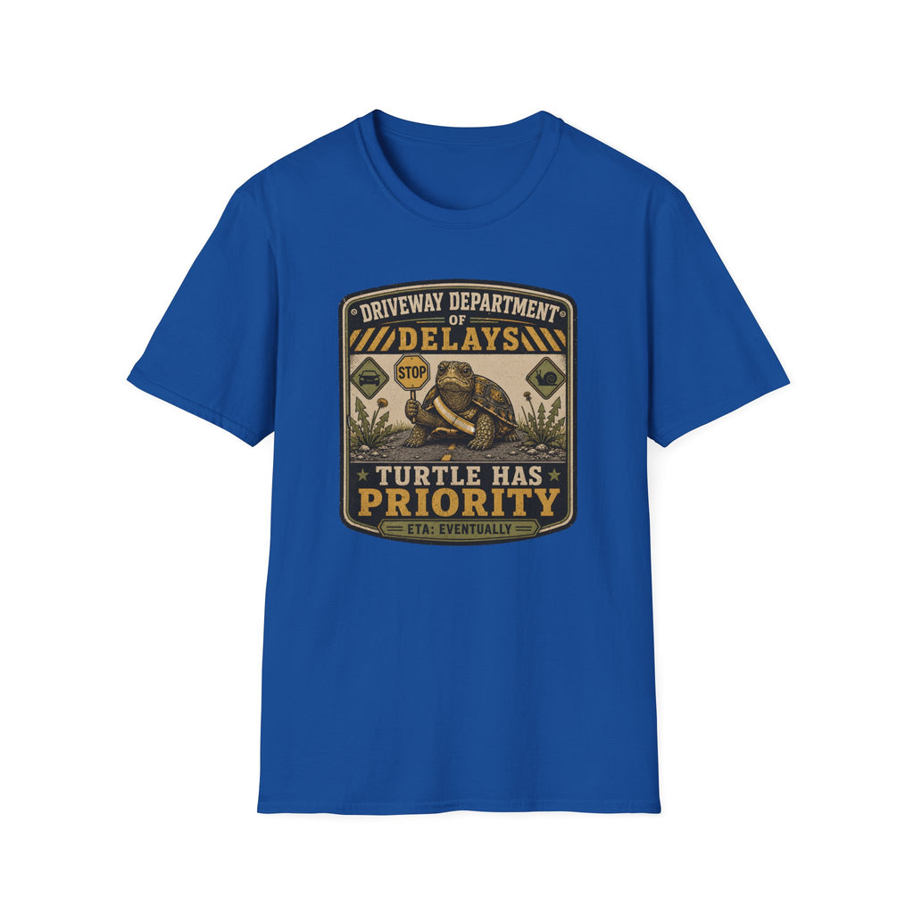 Driveway Delays Turtle T-shirt