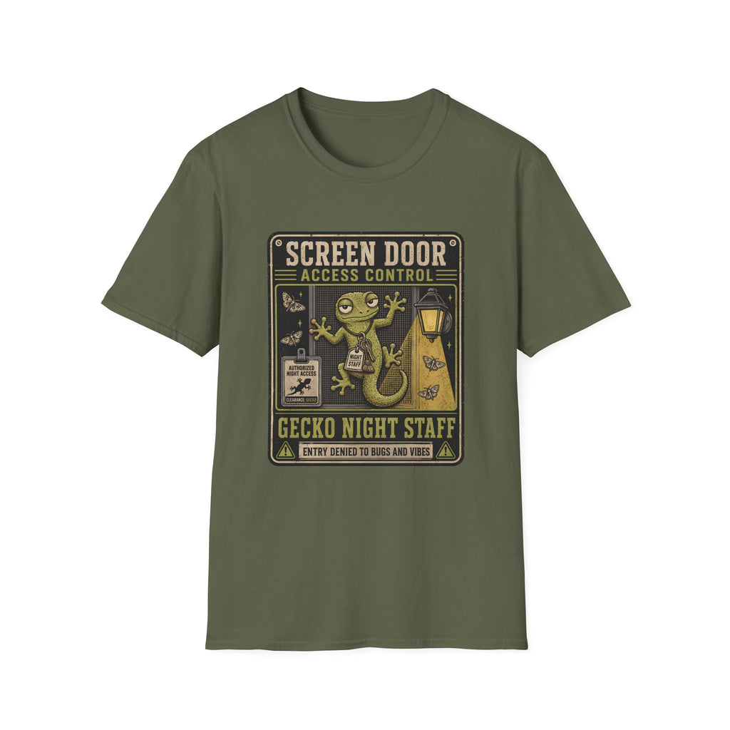 Screen Door Gecko T-shirt