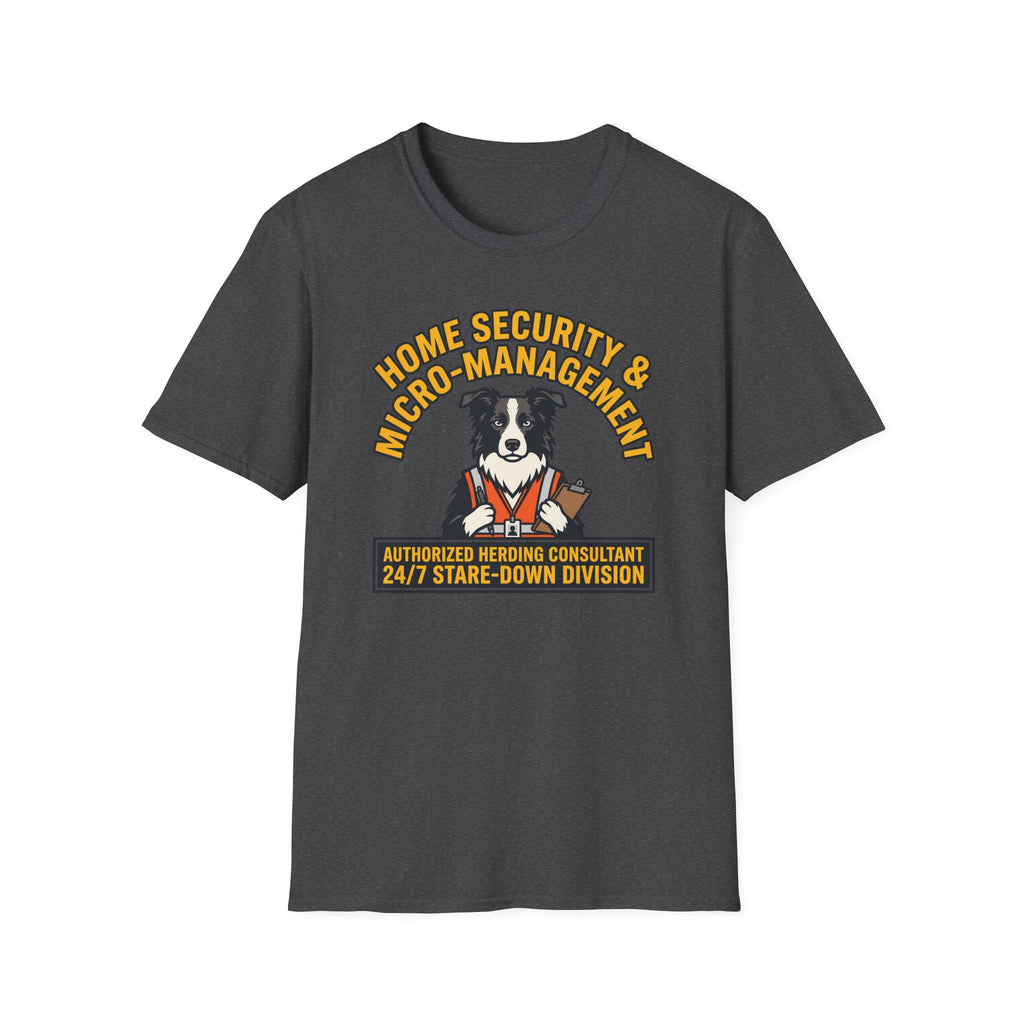 Home Security Border Collie T-shirt