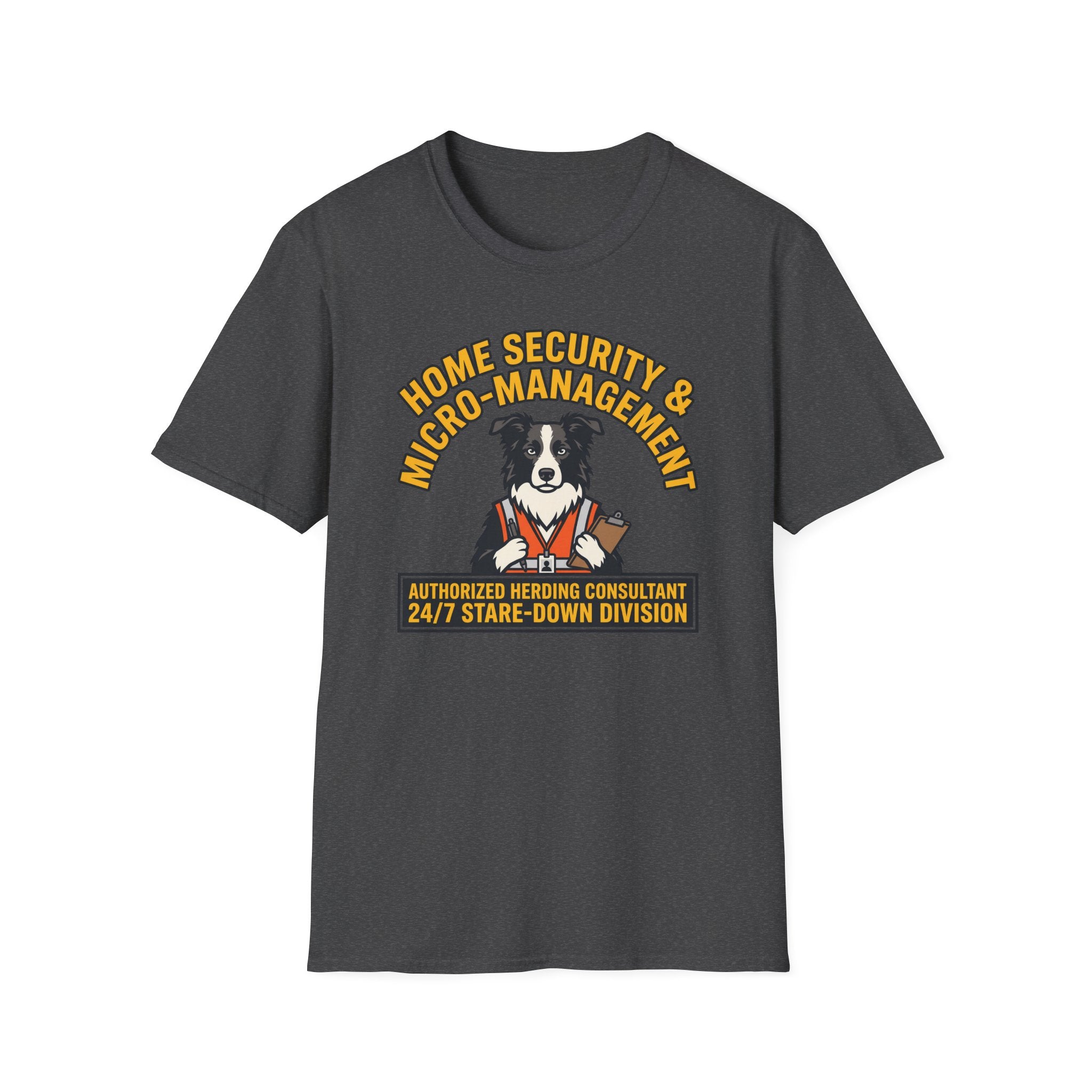 Home Security Border Collie T-shirt
