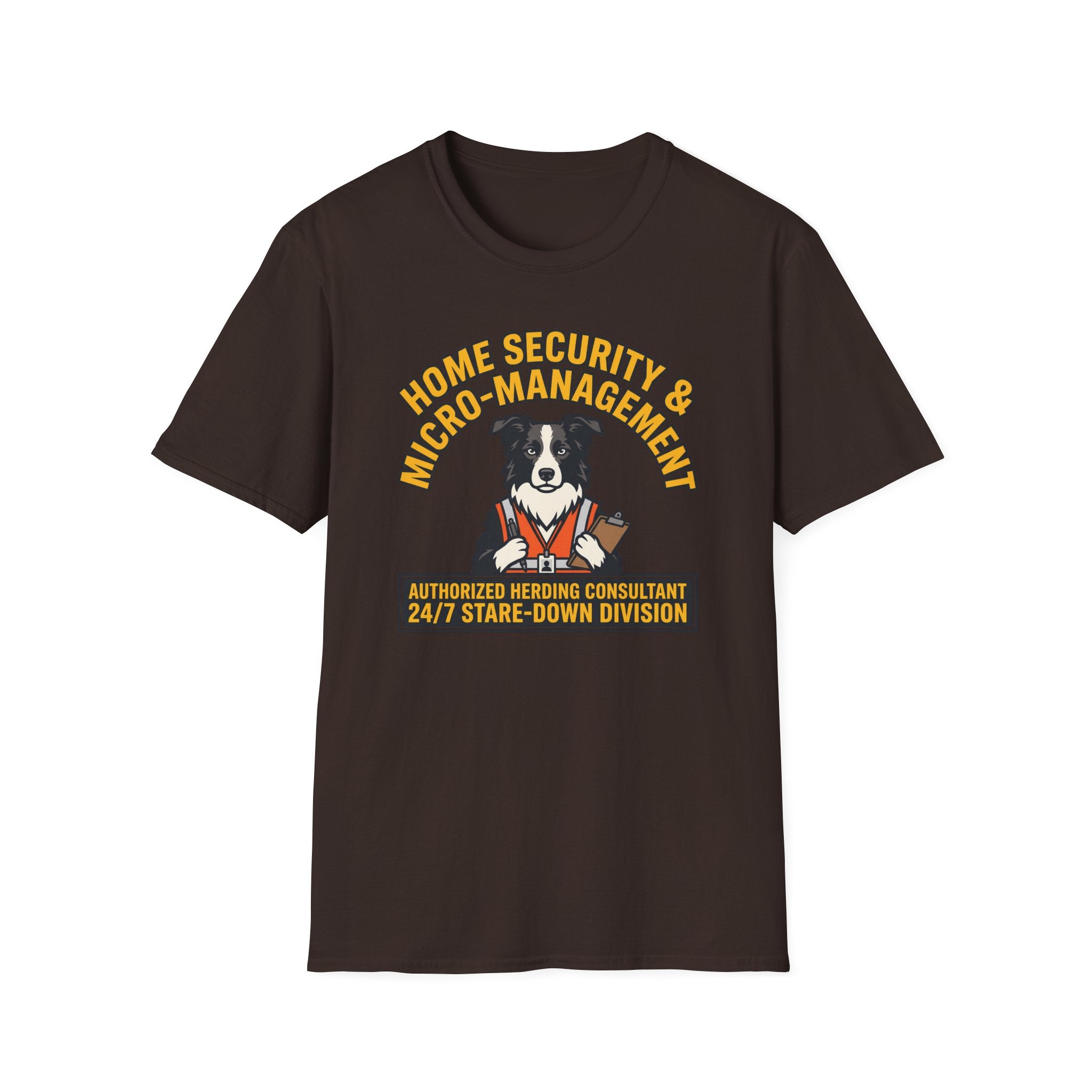 Home Security Border Collie T-shirt