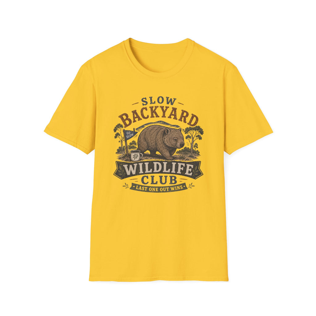 Slow Backyard Wombat T-shirt
