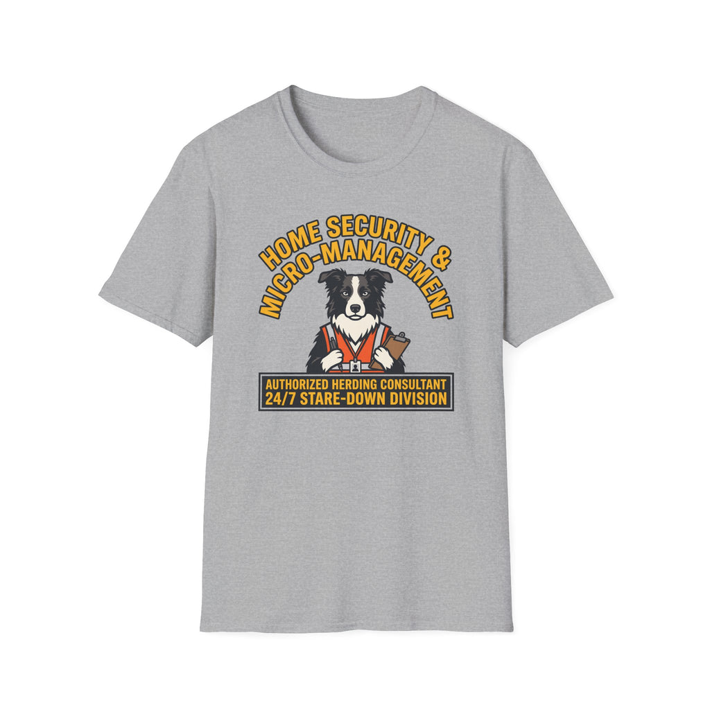 Home Security Border Collie T-shirt