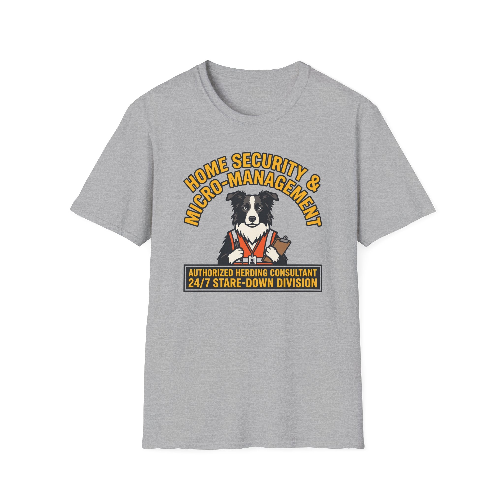 Home Security Border Collie T-shirt