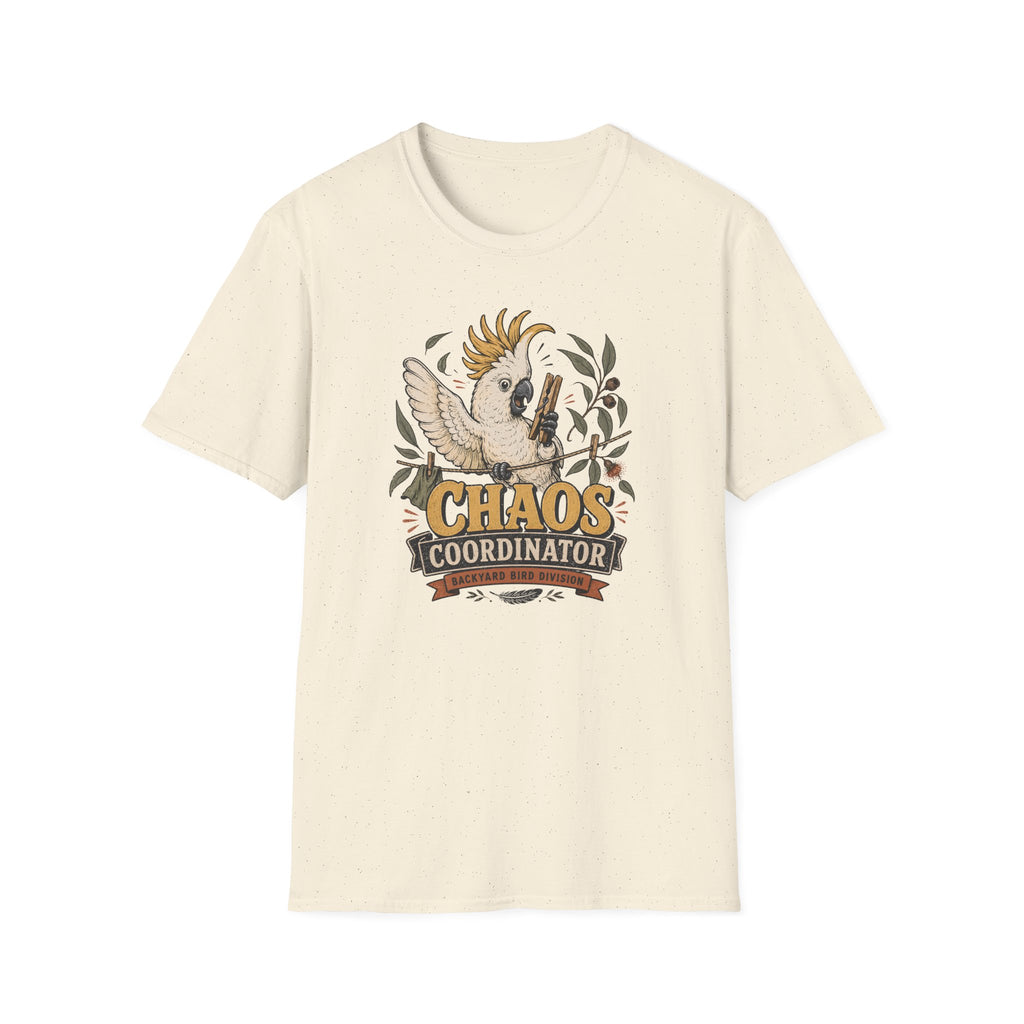 Chaos Coordinator Cockatoo T-shirt