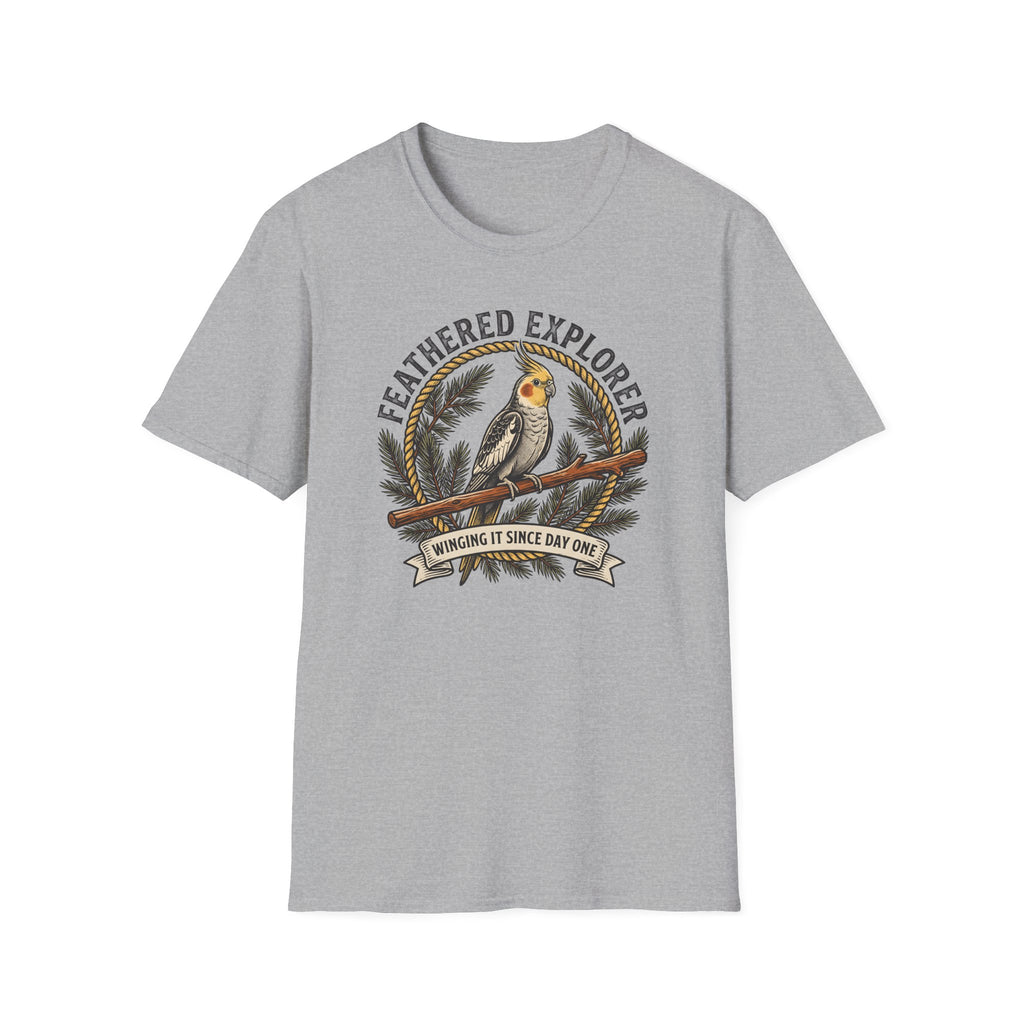 Feathered Explorer Cockatiel T-shirt