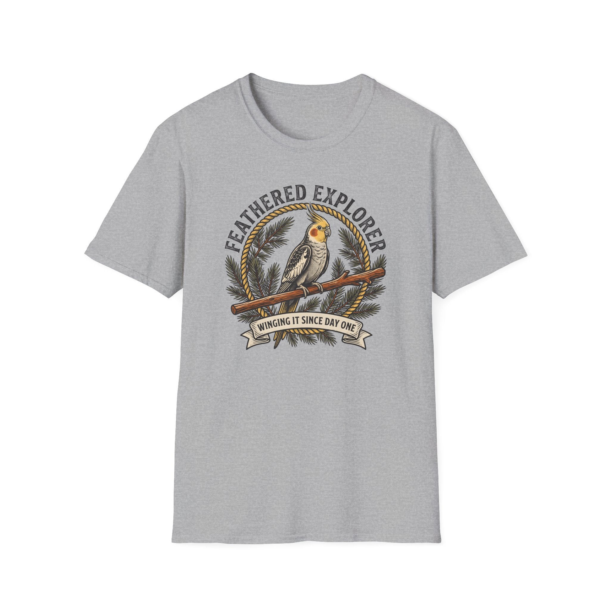 Feathered Explorer Cockatiel T-shirt