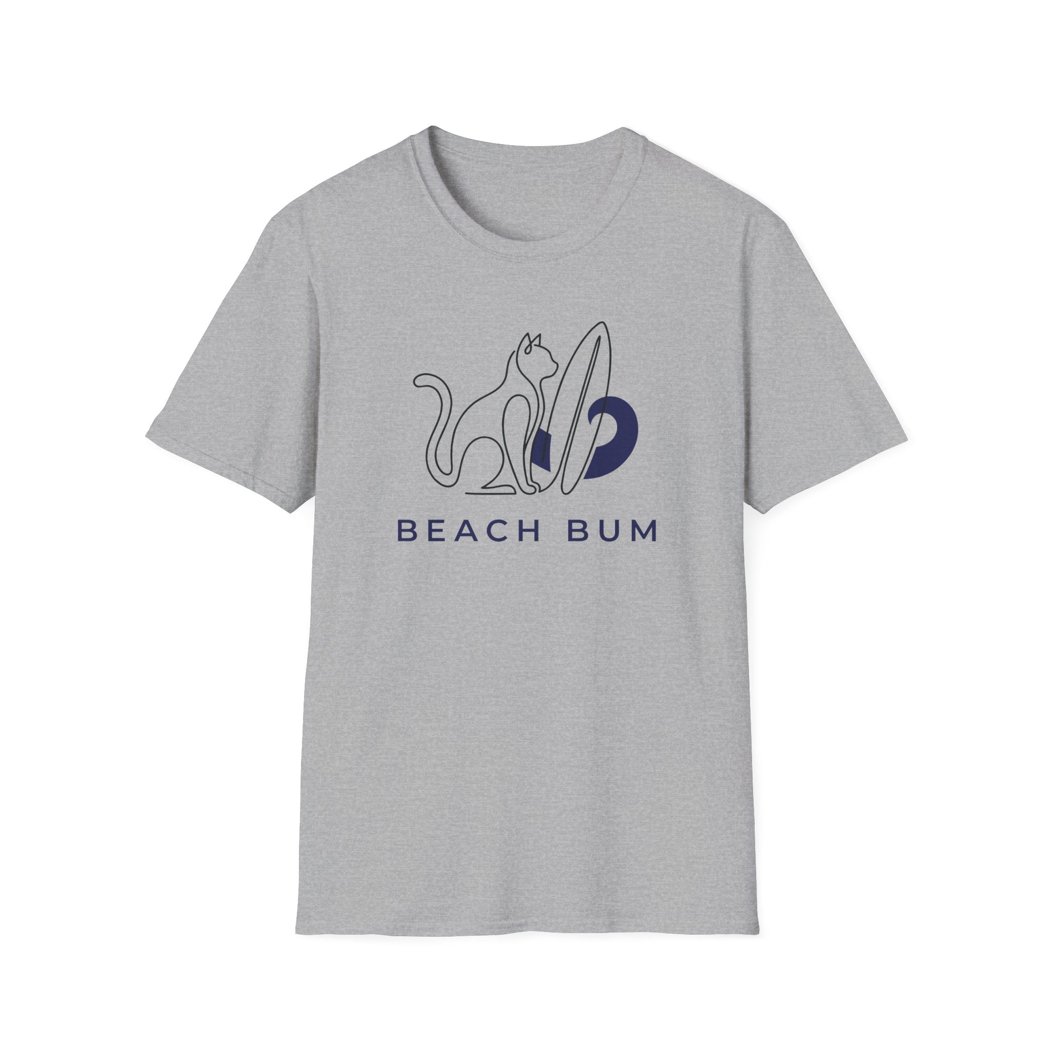 Beach Bum Cat T-shirt