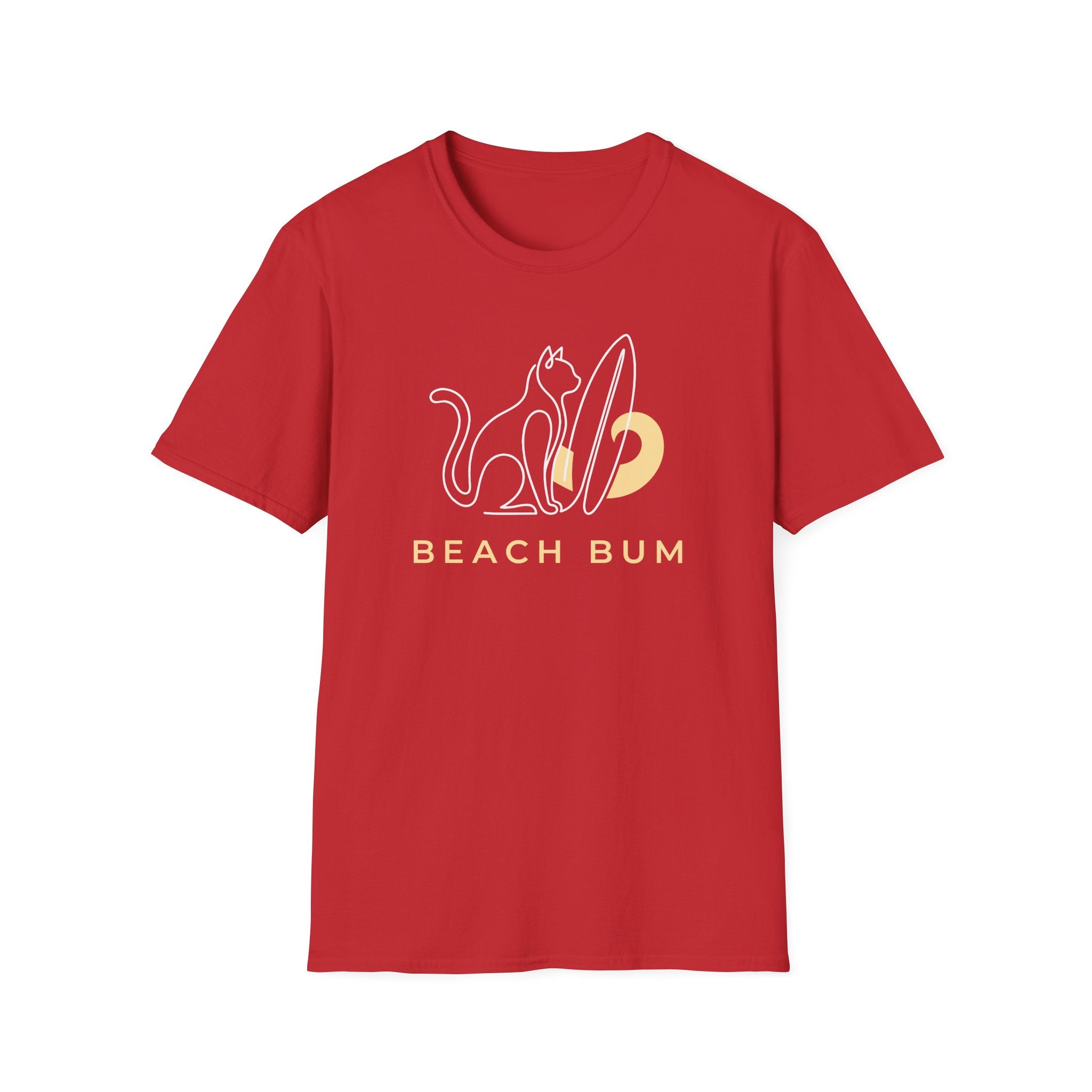Beach Bum Cat T-shirt
