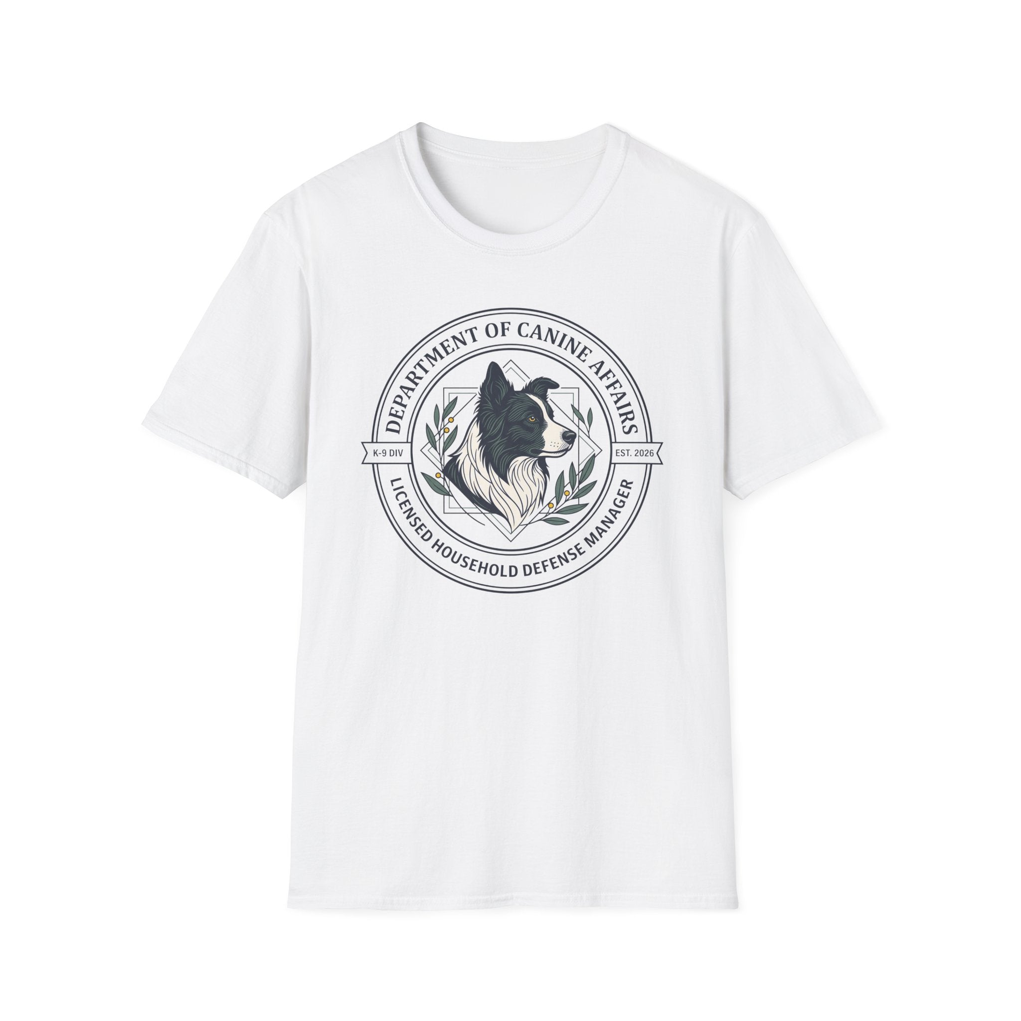 Border Collie K9 Department T-shirt