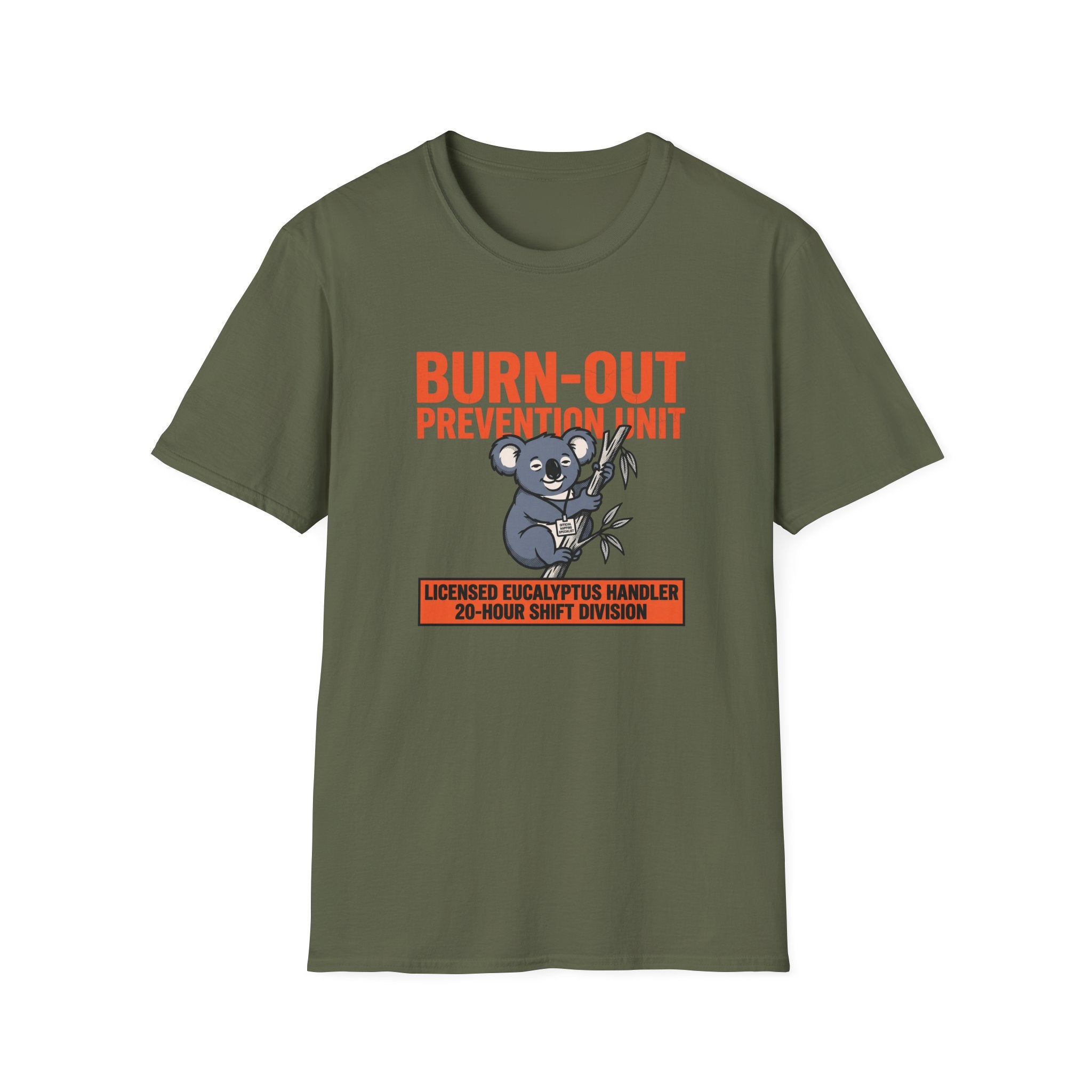 Koala Burnout Prevention T-shirt