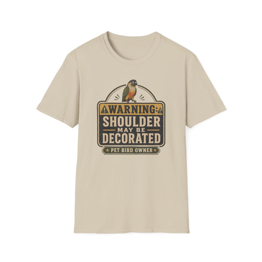 Warning Decoration Conure T-shirt