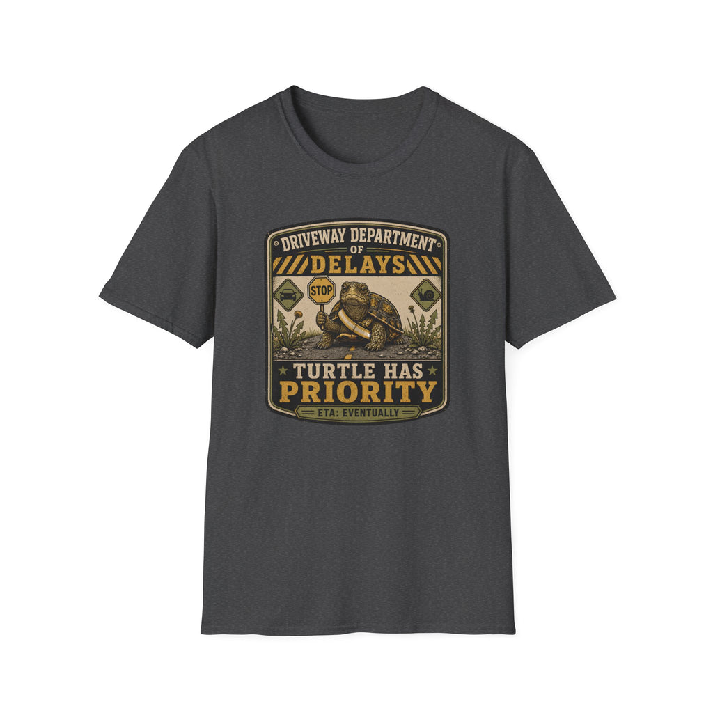 Driveway Delays Turtle T-shirt