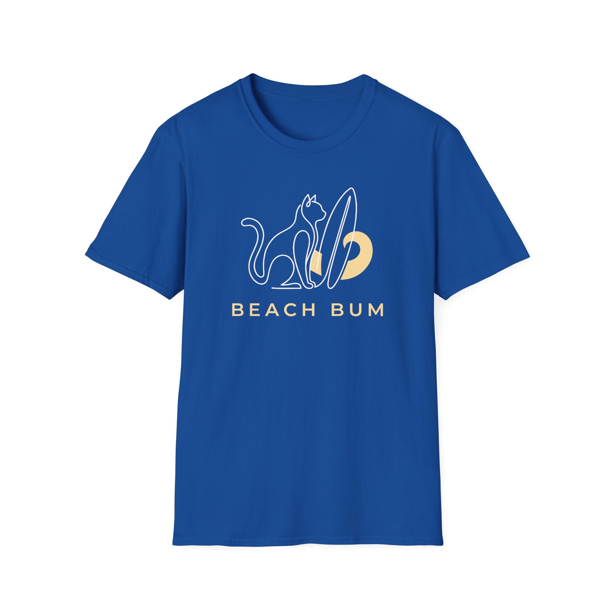 Beach Bum Cat T-shirt