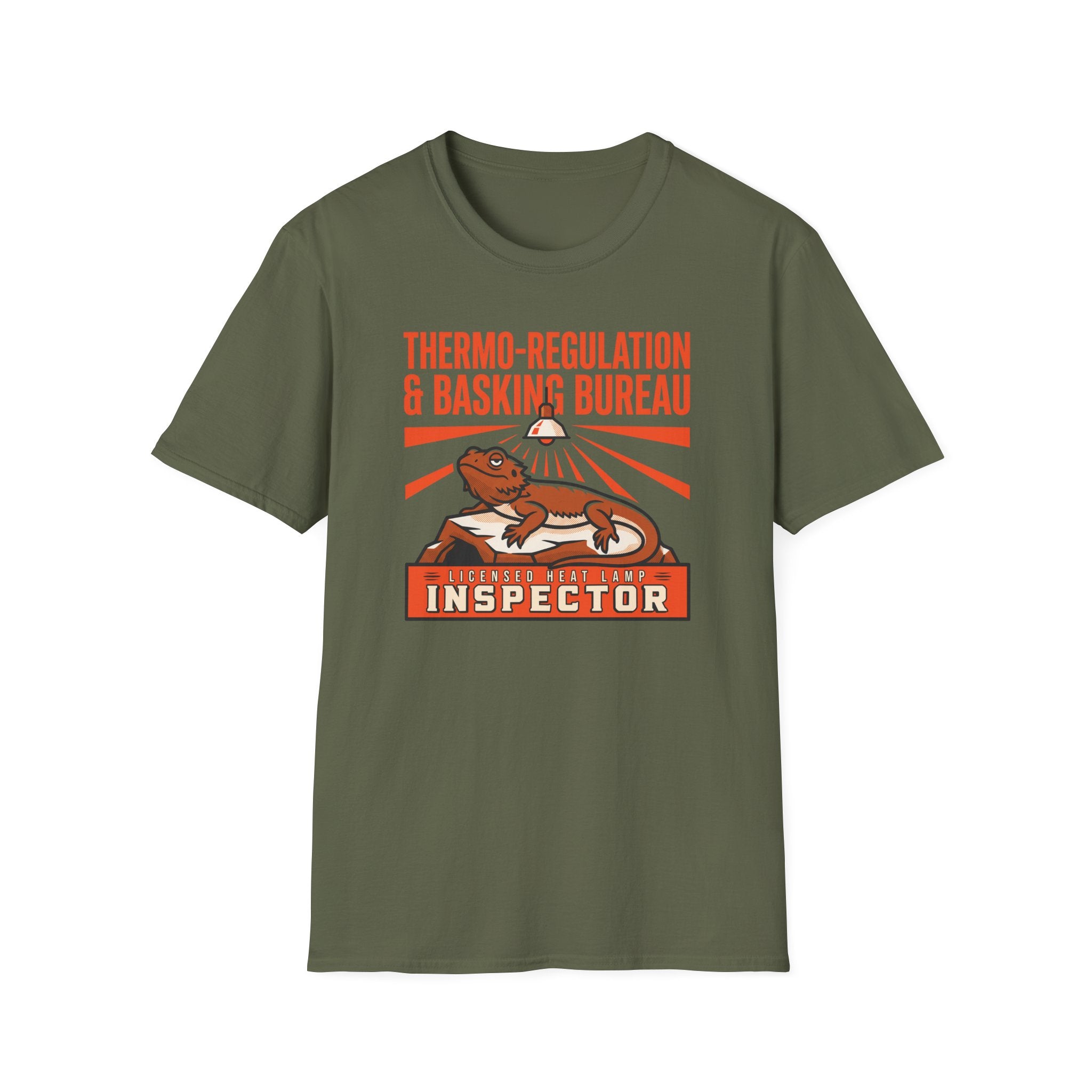 Basking Bureau Bearded Dragon T-shirt
