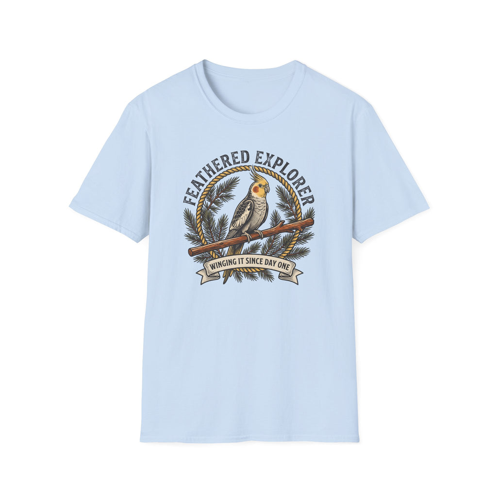 Feathered Explorer Cockatiel T-shirt