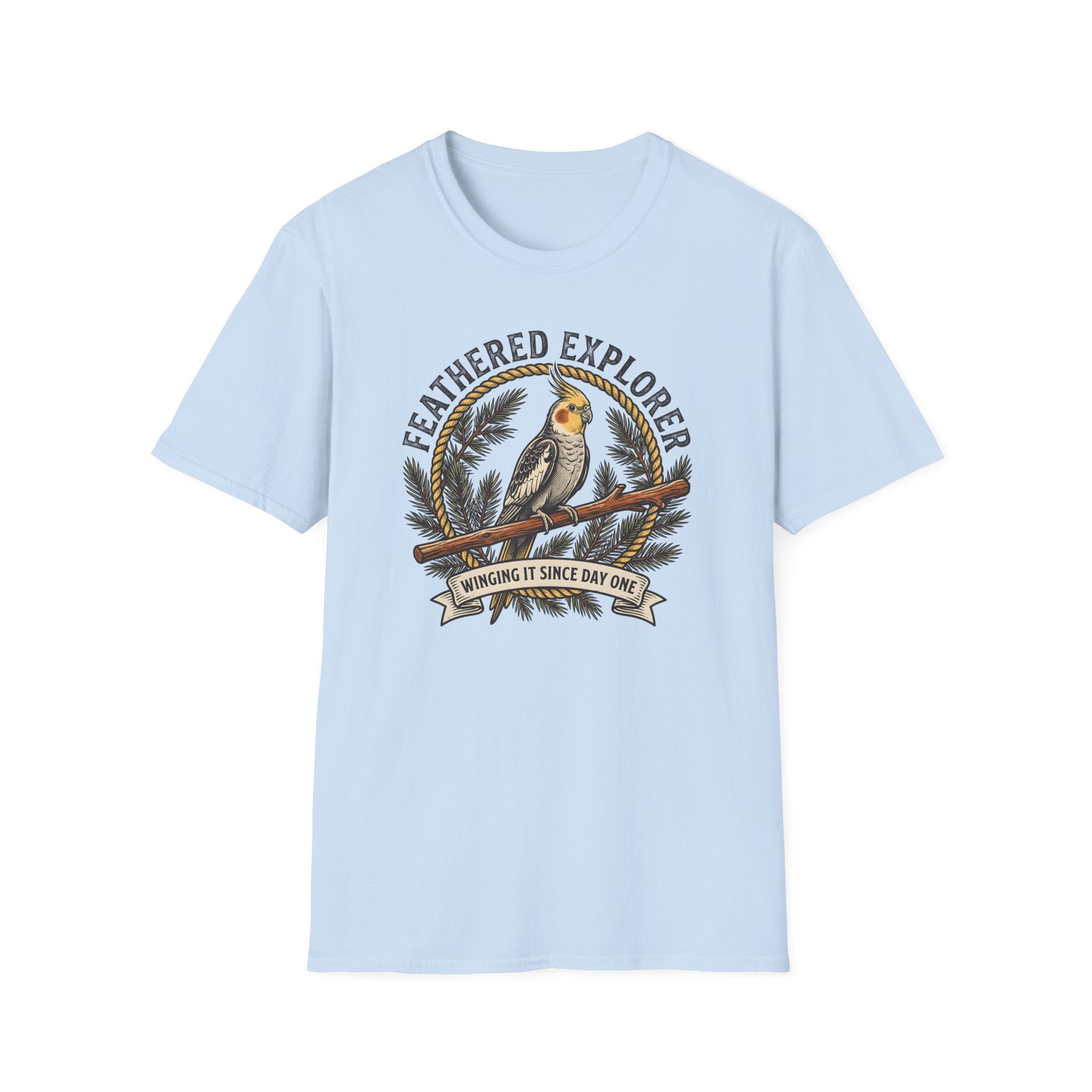 Feathered Explorer Cockatiel T-shirt
