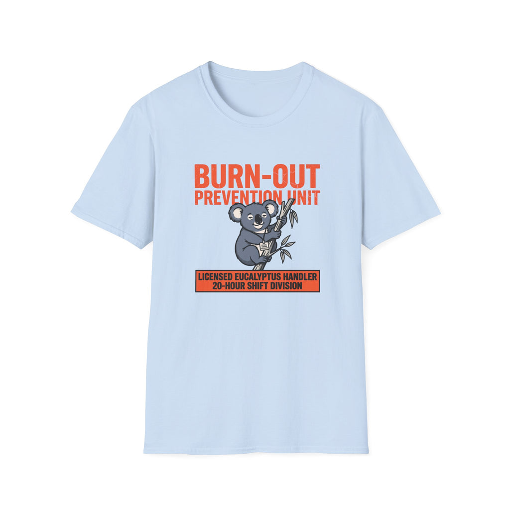 Koala Burnout Prevention T-shirt