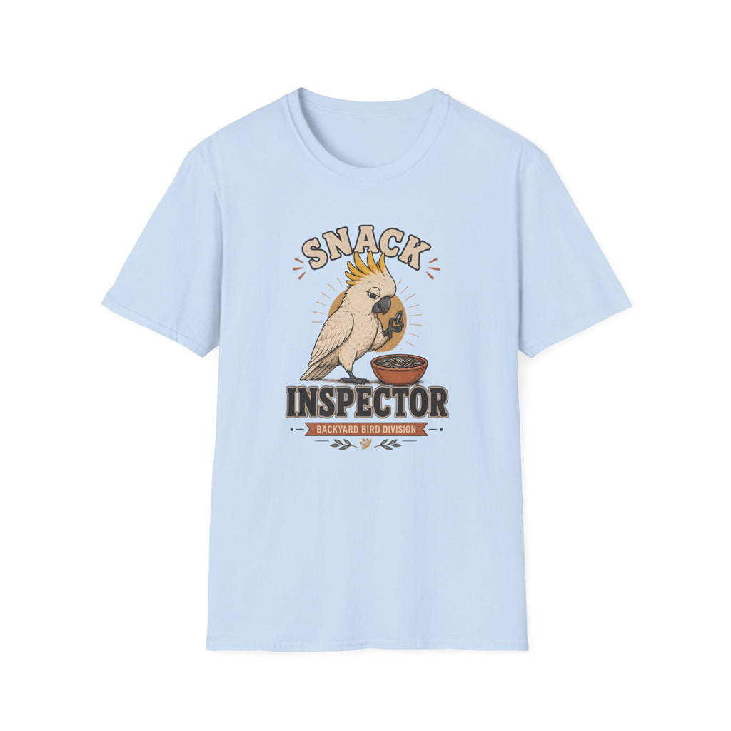 Snack Inspector Cockatoo T-shirt