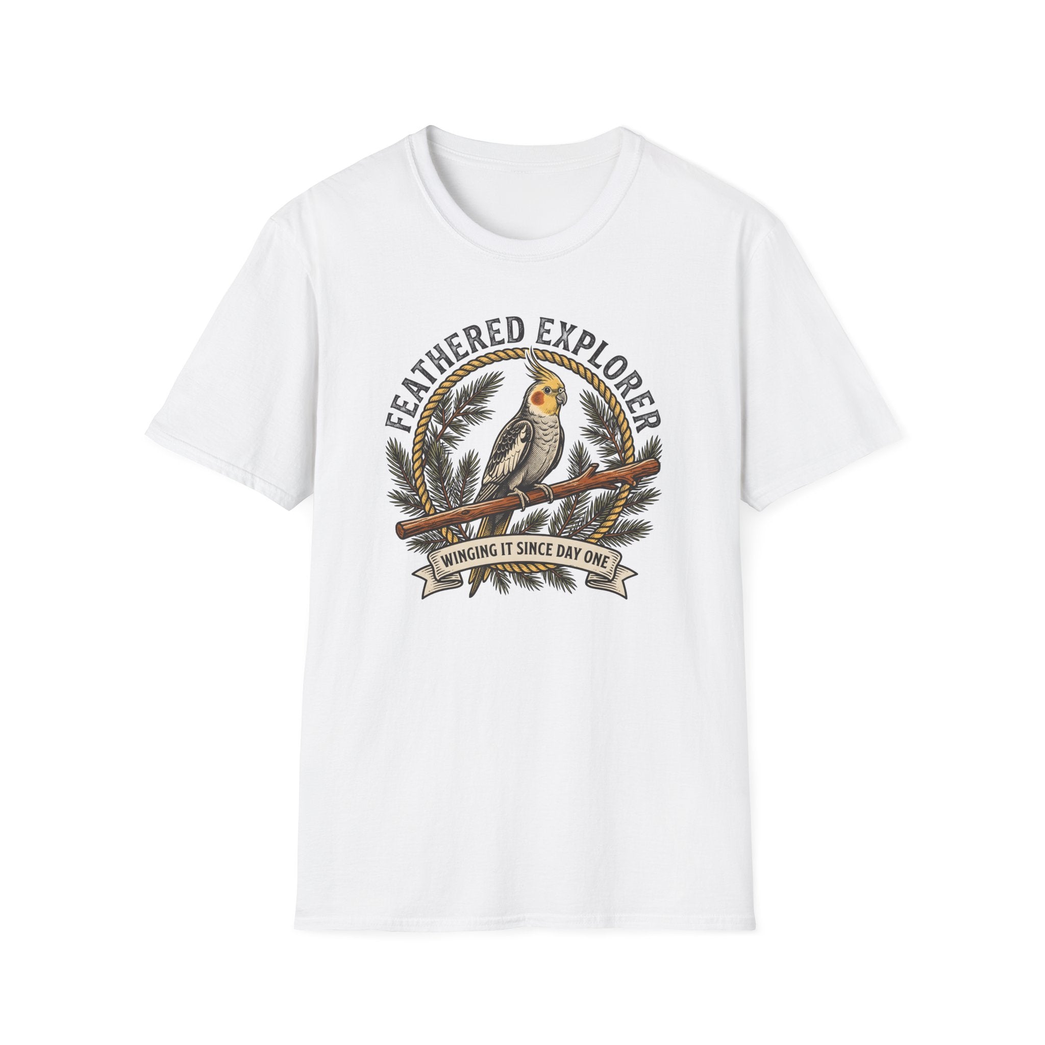 Feathered Explorer Cockatiel T-shirt