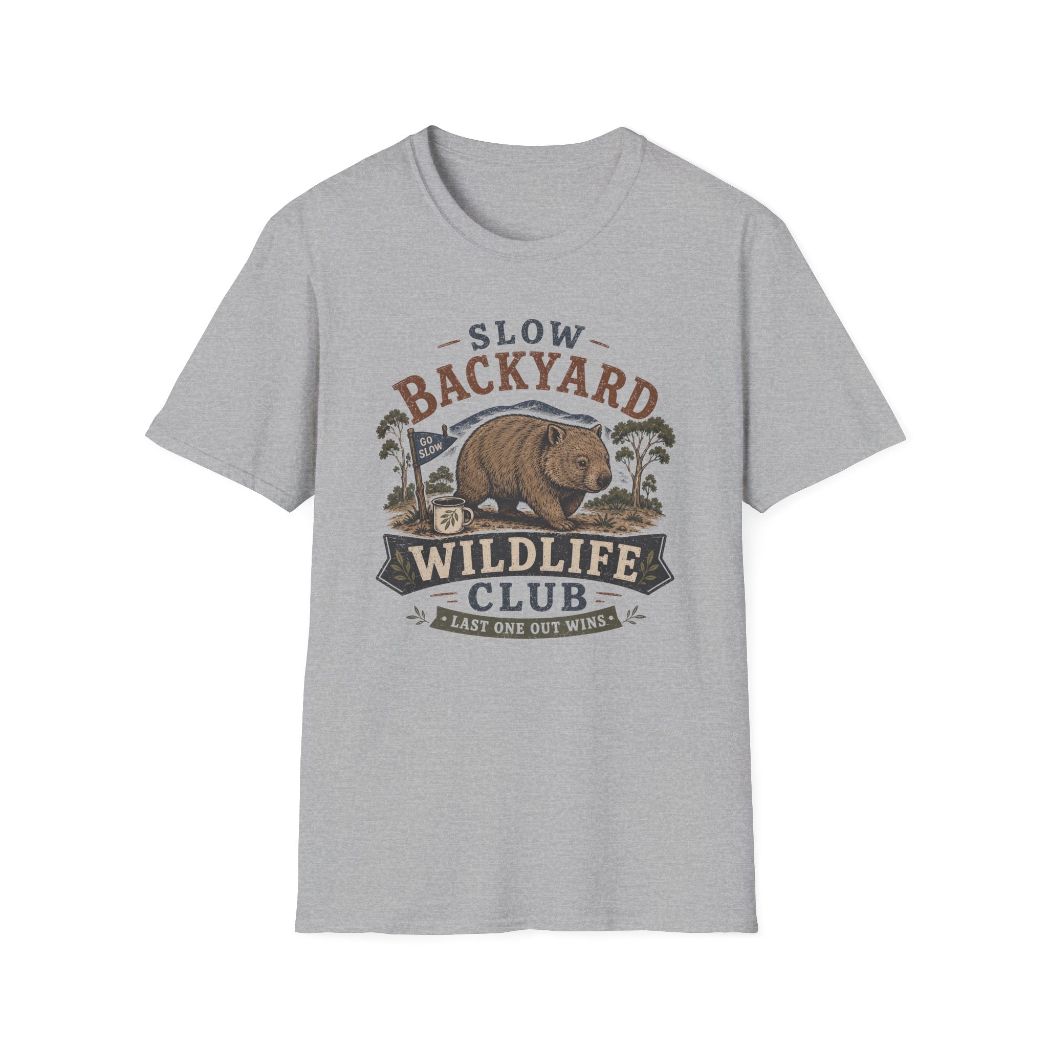 Slow Backyard Wombat T-shirt