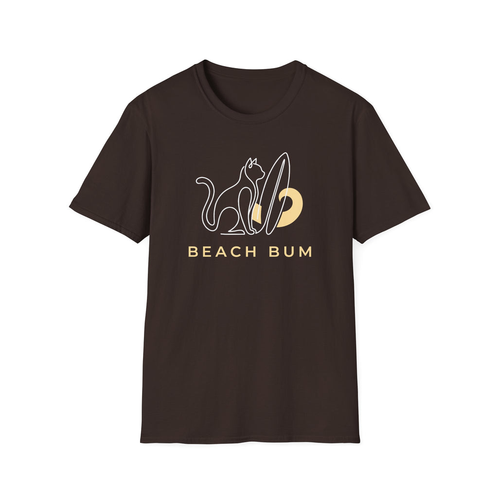 Beach Bum Cat T-shirt