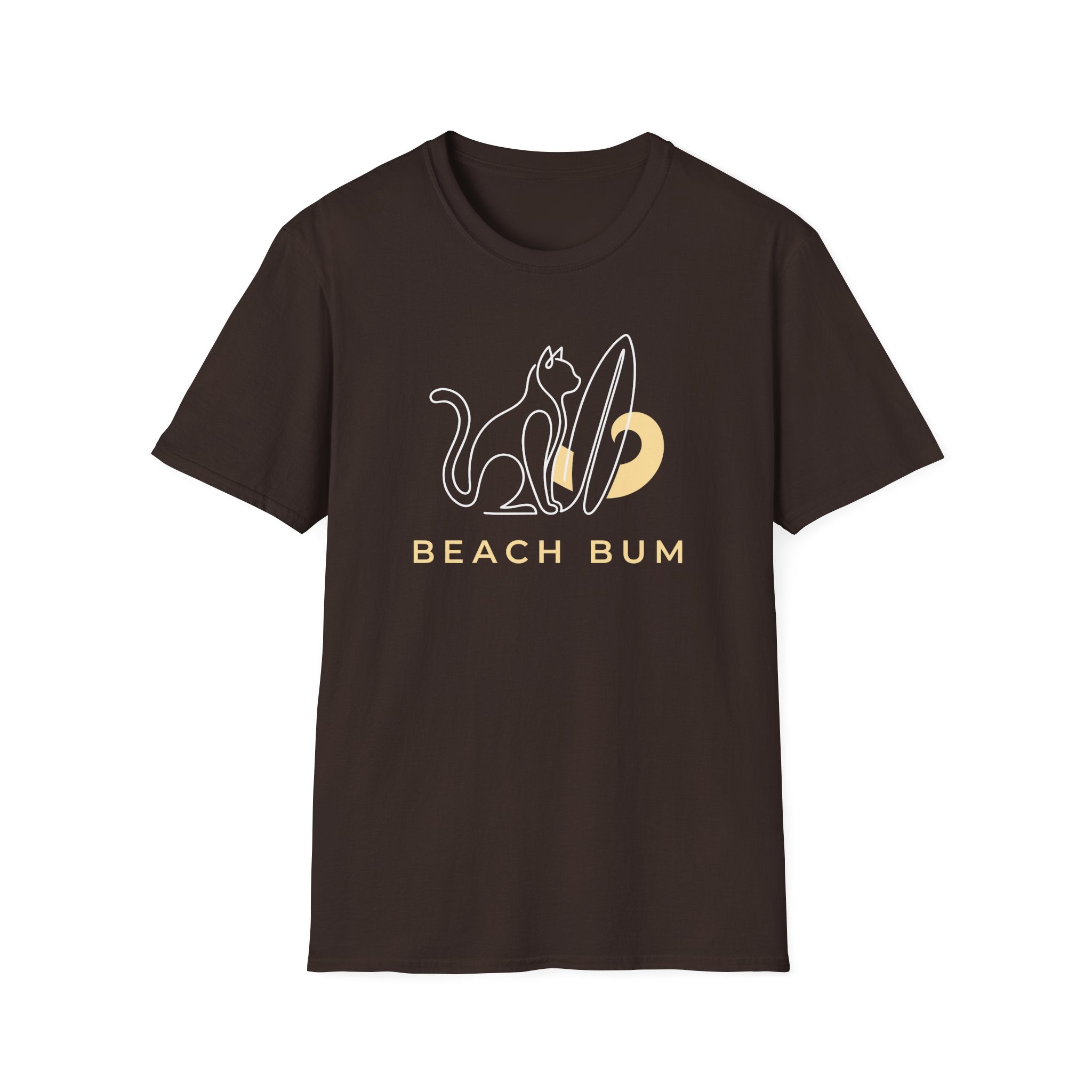 Beach Bum Cat T-shirt